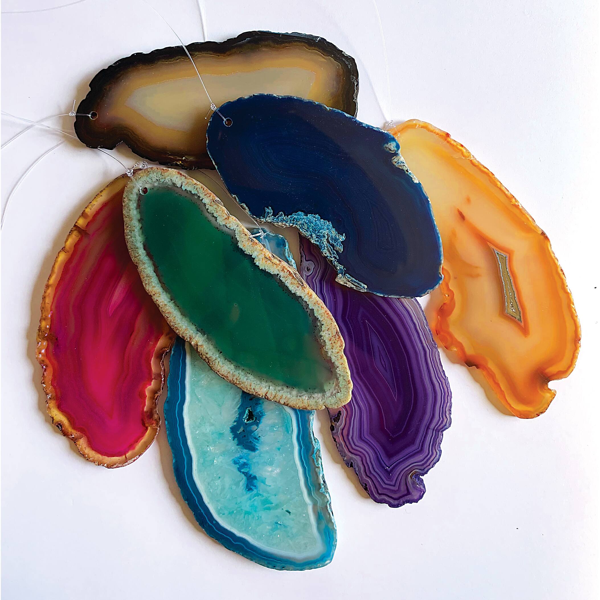 Mixed color Agate Wind Chime 