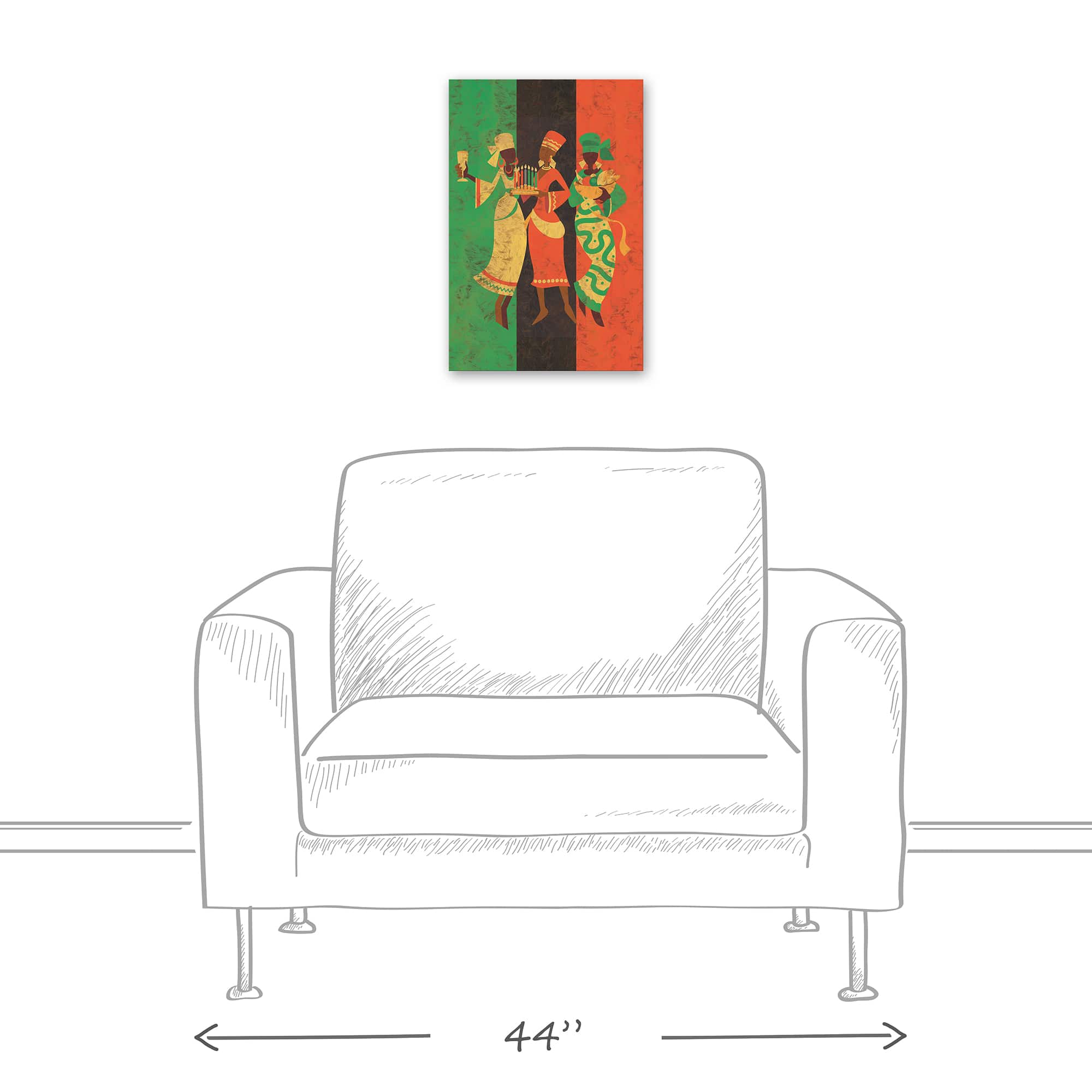 Kwanzaa Celebration Canvas Wall Art