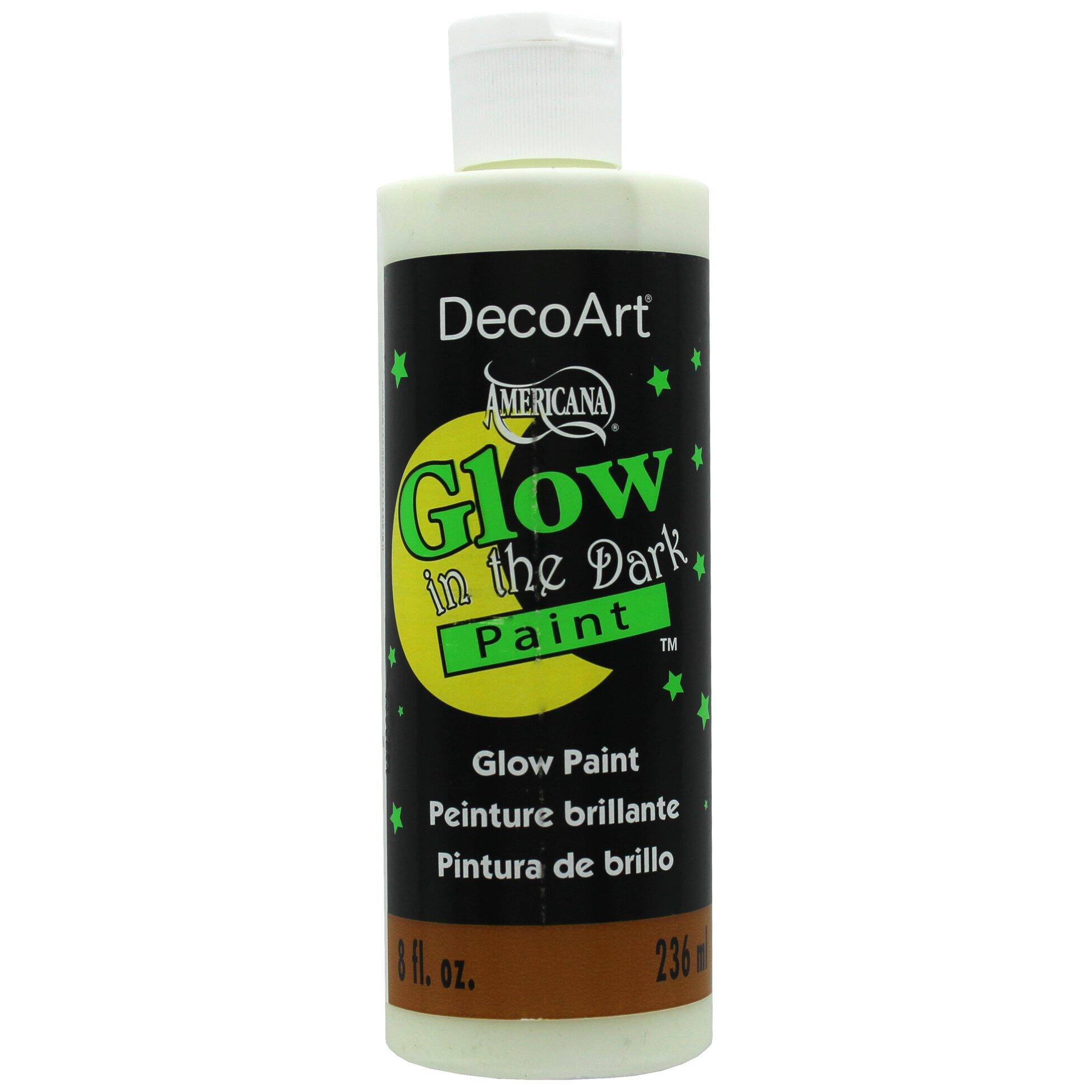 DecoArt Glow-In-The-Dark Paint, 8 oz By Deco Art