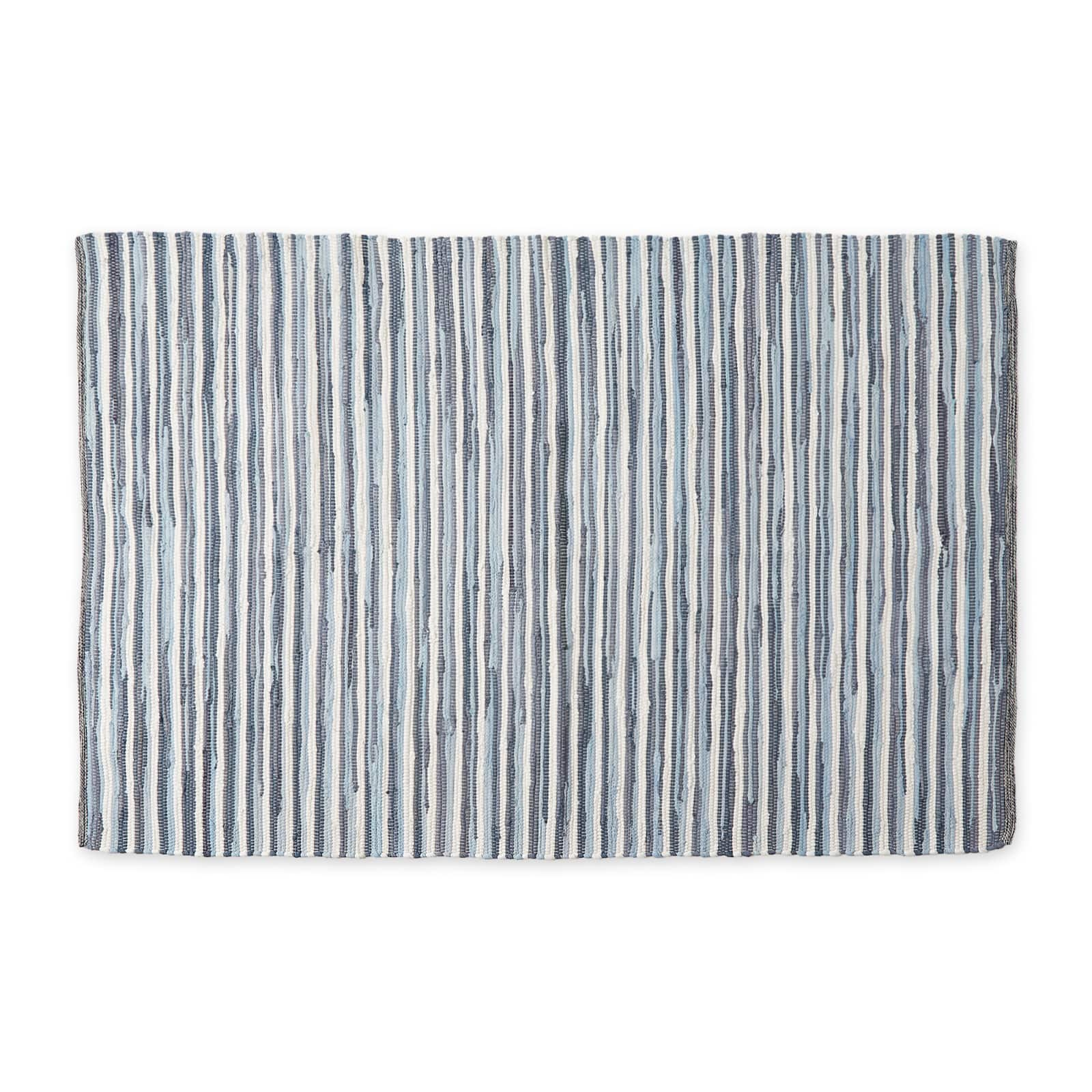 DII® Slim Stripe Cotton Chindi Rug, 4ft. x 6ft.