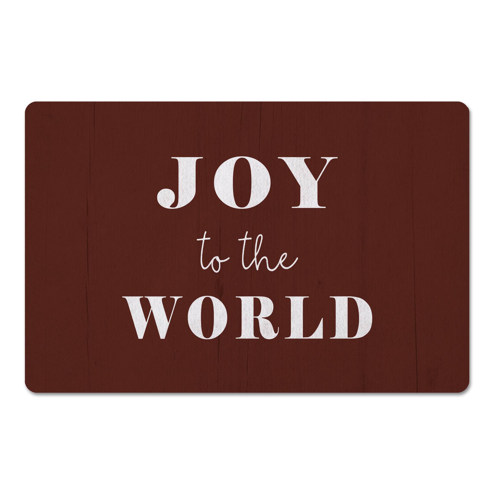 Joy To The World 27x18 Floor Mat