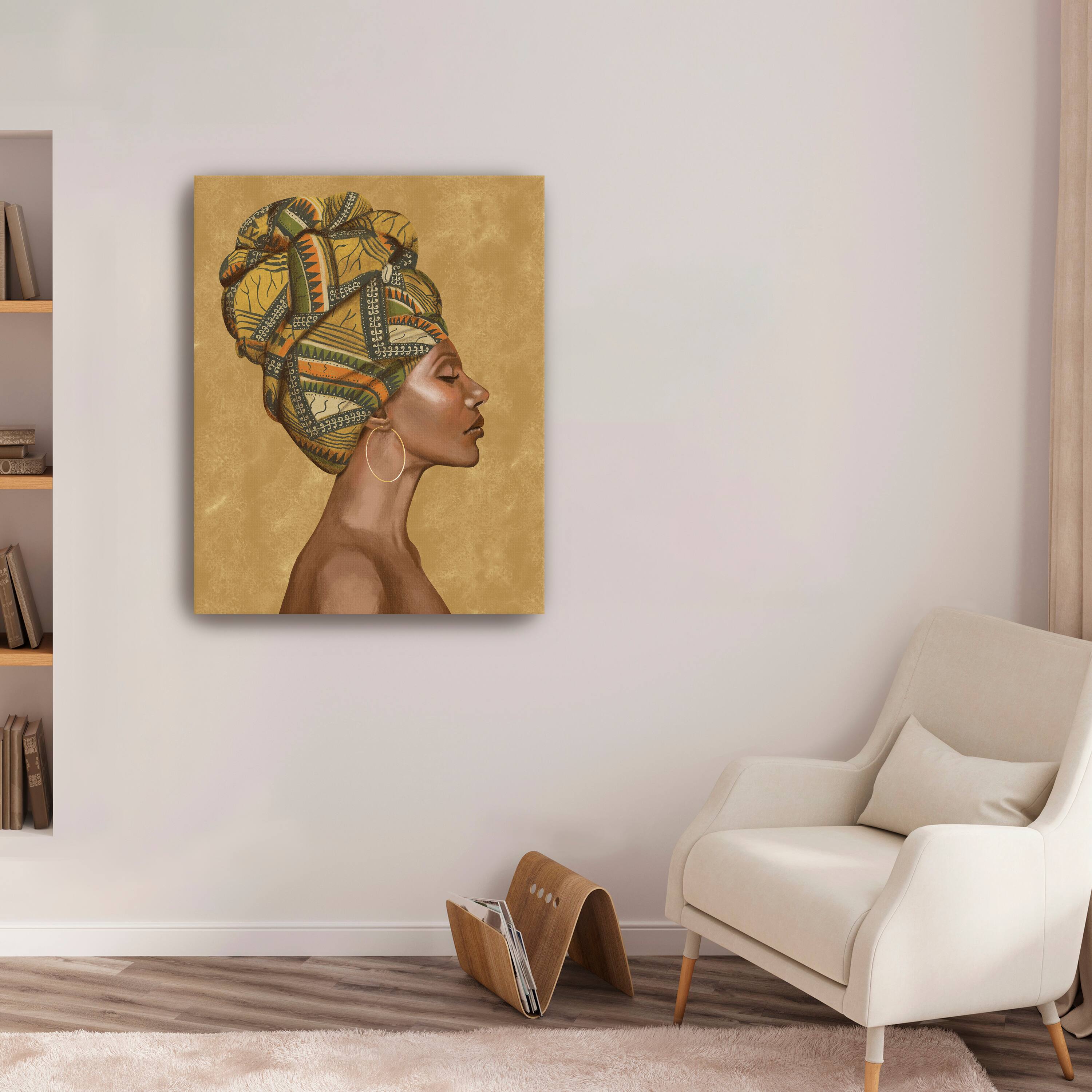 Beautiful Woman I Canvas Giclee