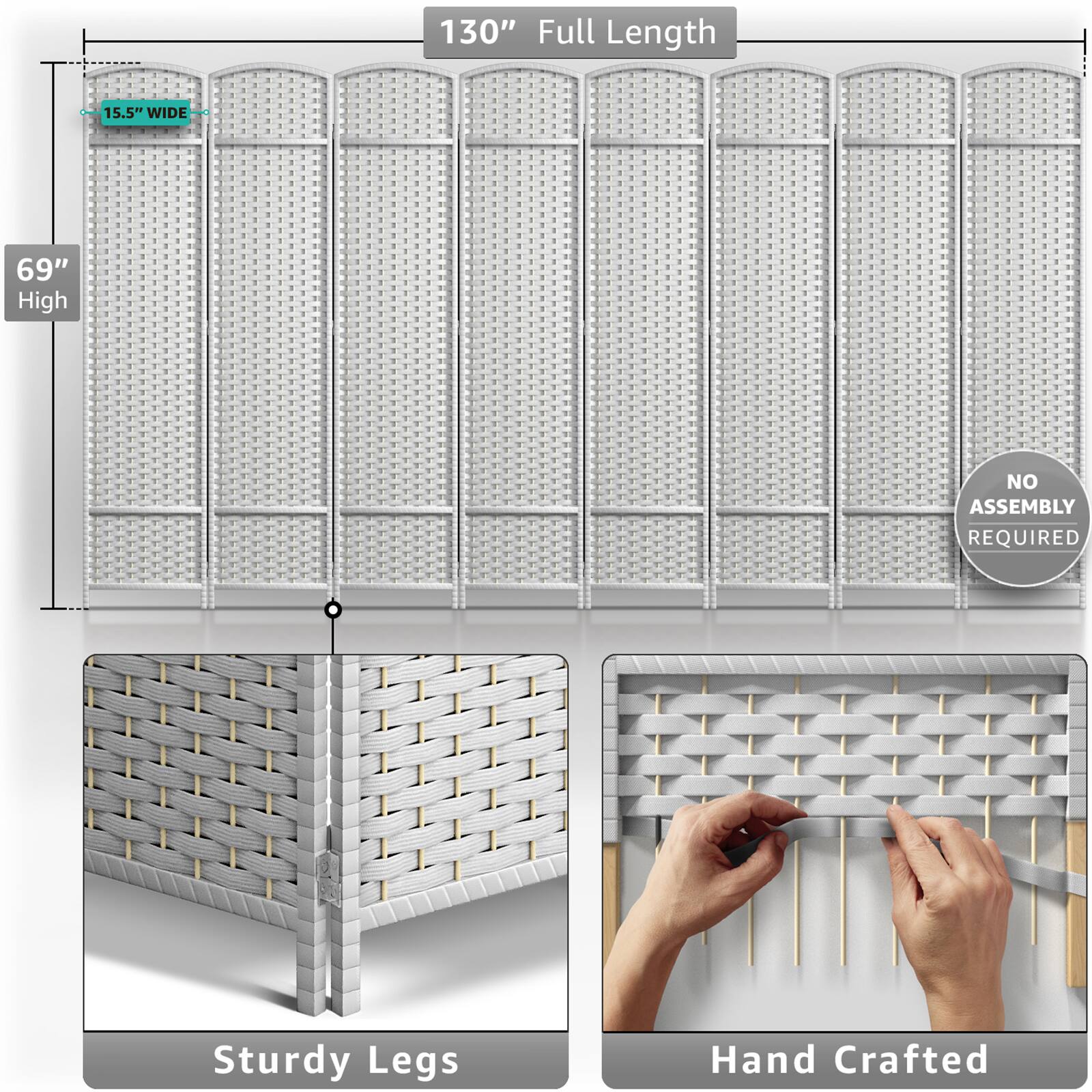 Sorbus Folding Divider Panel