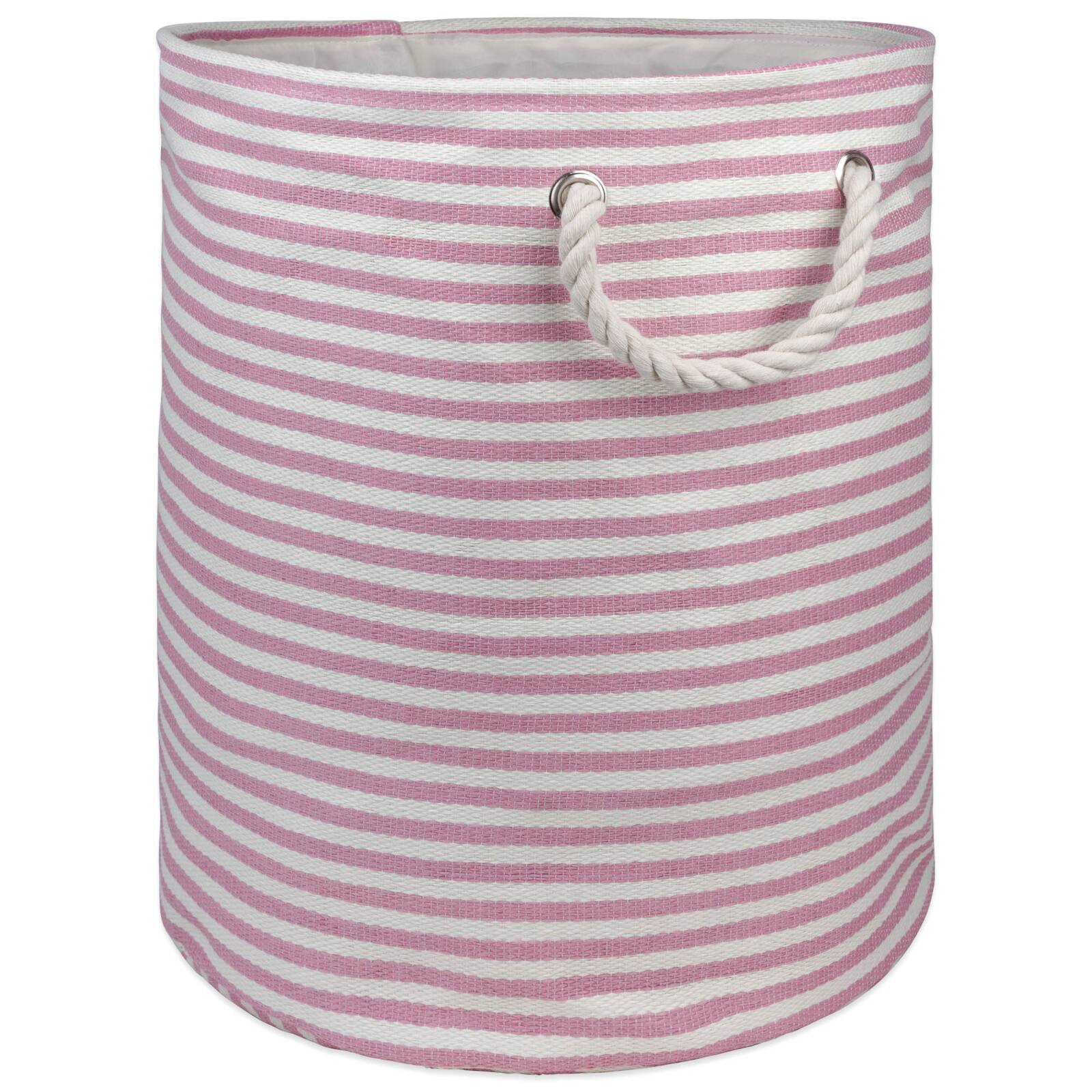 DII&#xAE; 17&#x22; Pinstripe Woven Paper Storage Bin