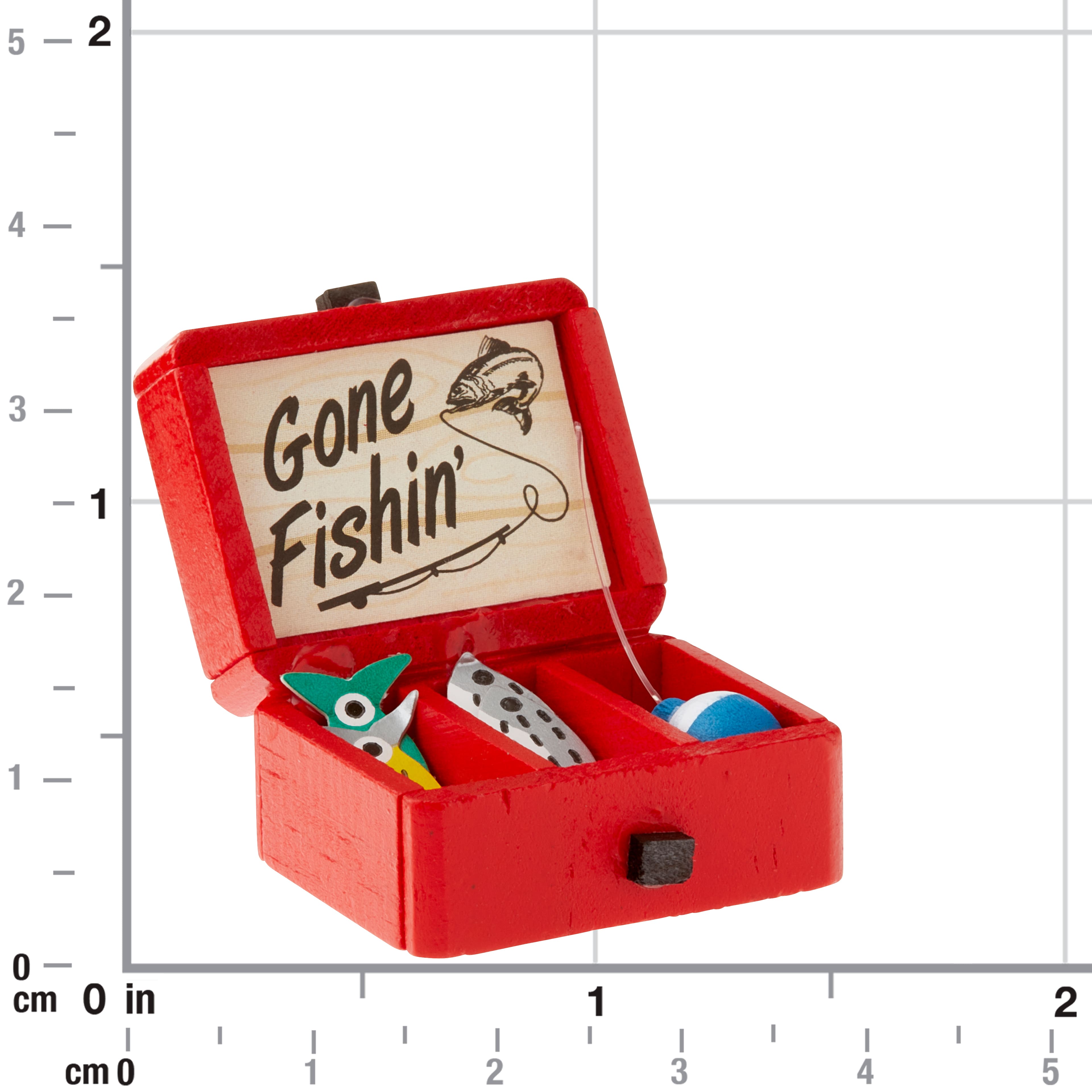 Free: Dollhouse Miniature Fishing Pole & Tackle Box - Other