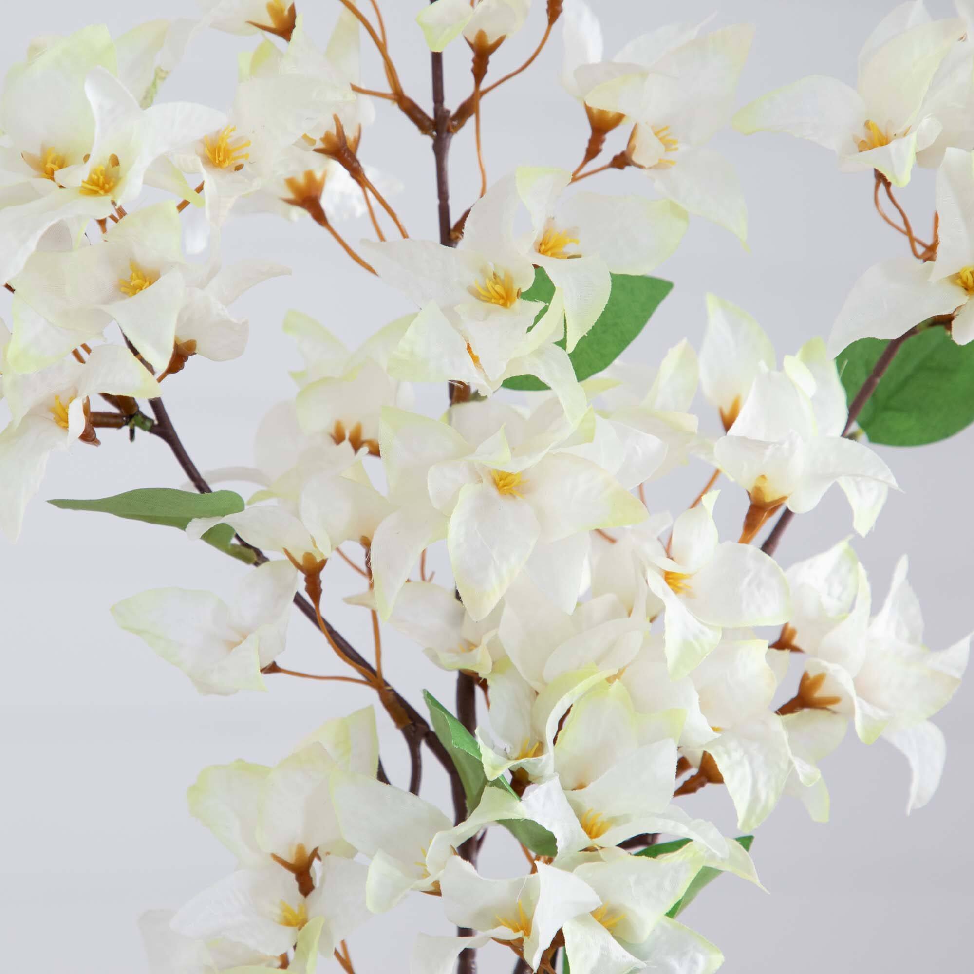 47" White Bougainvillea Flower Stems, 3ct.