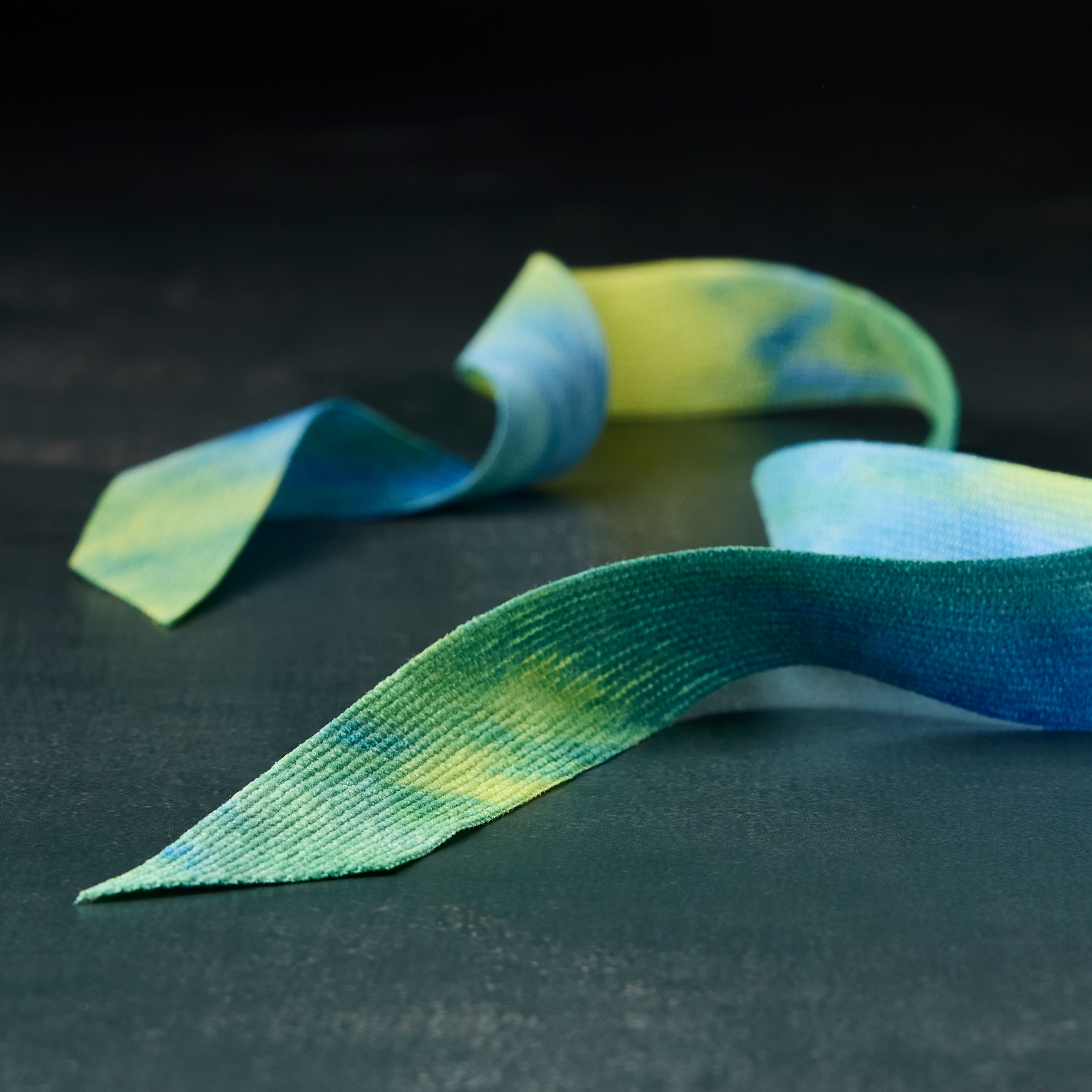 7/8&#x22; x 5yd. Blue &#x26; Green Corduroy Ribbon by Celebrate It&#xAE; Classic