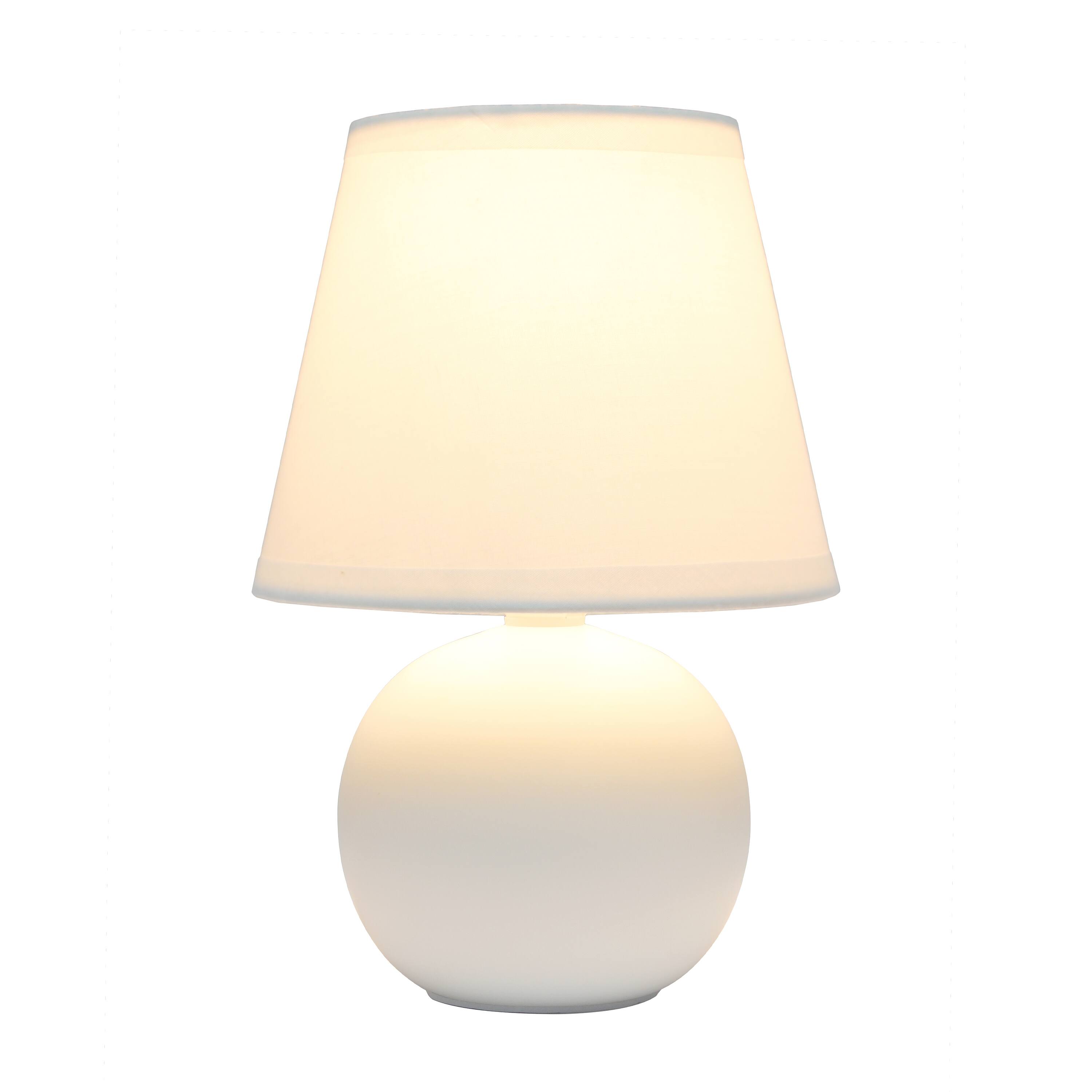 Creekwood Home Nauru 8.5&#x22; Ceramic Orb Base Table Lamp