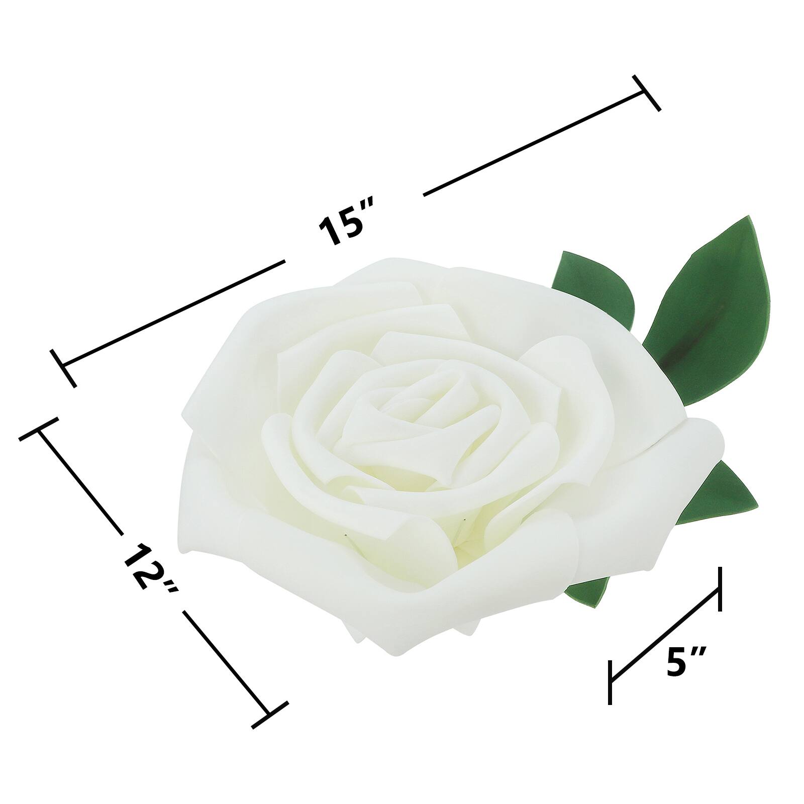 15&#x22; White Wall Flower by Ashland&#xAE;