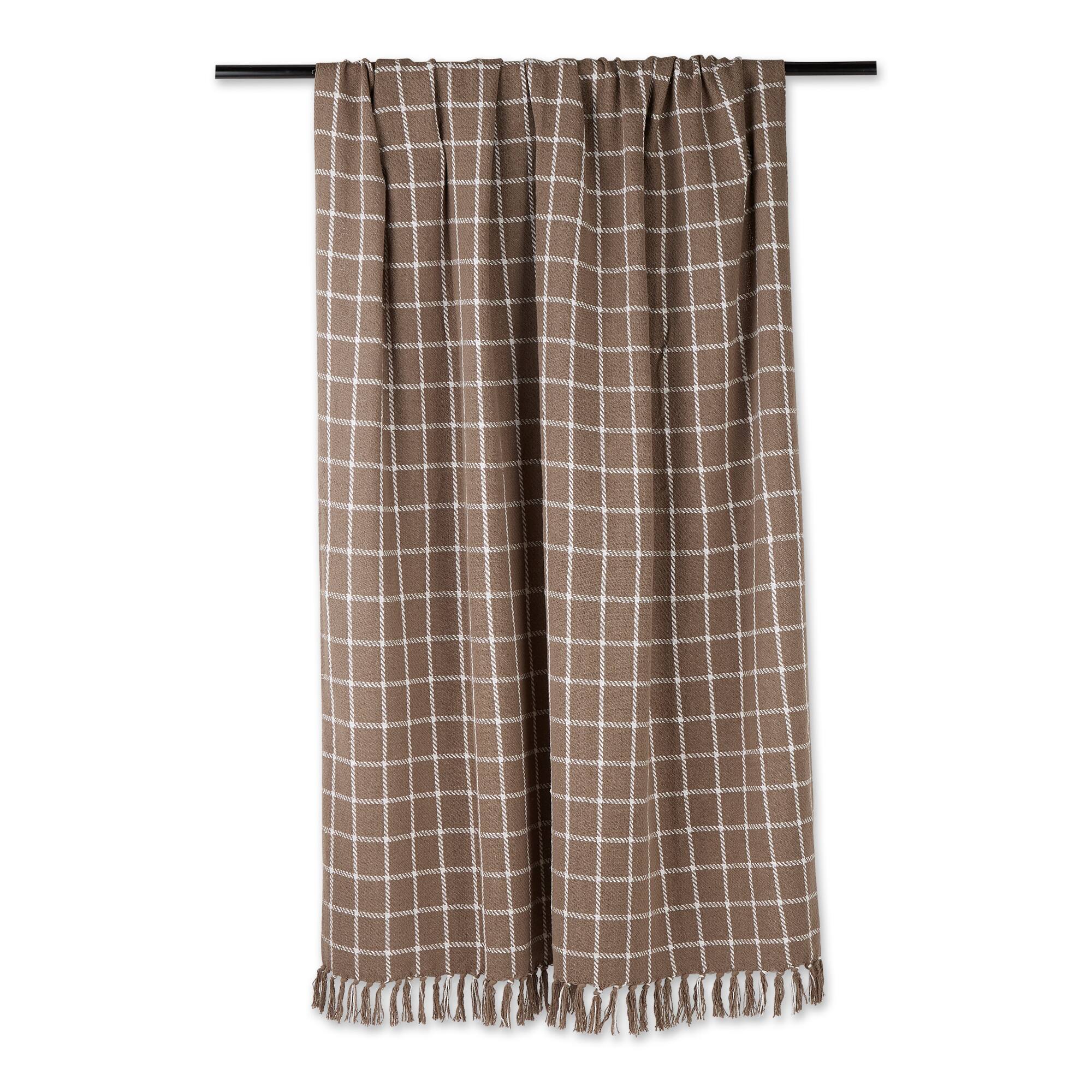 DII&#xAE; Checked Plaid Throw