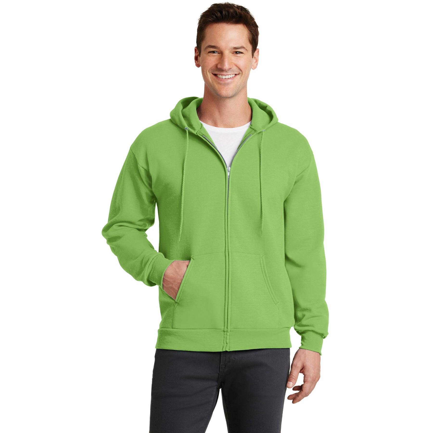 Port & Company® Core Fleece Full-Zip Hooded Sweatshirt