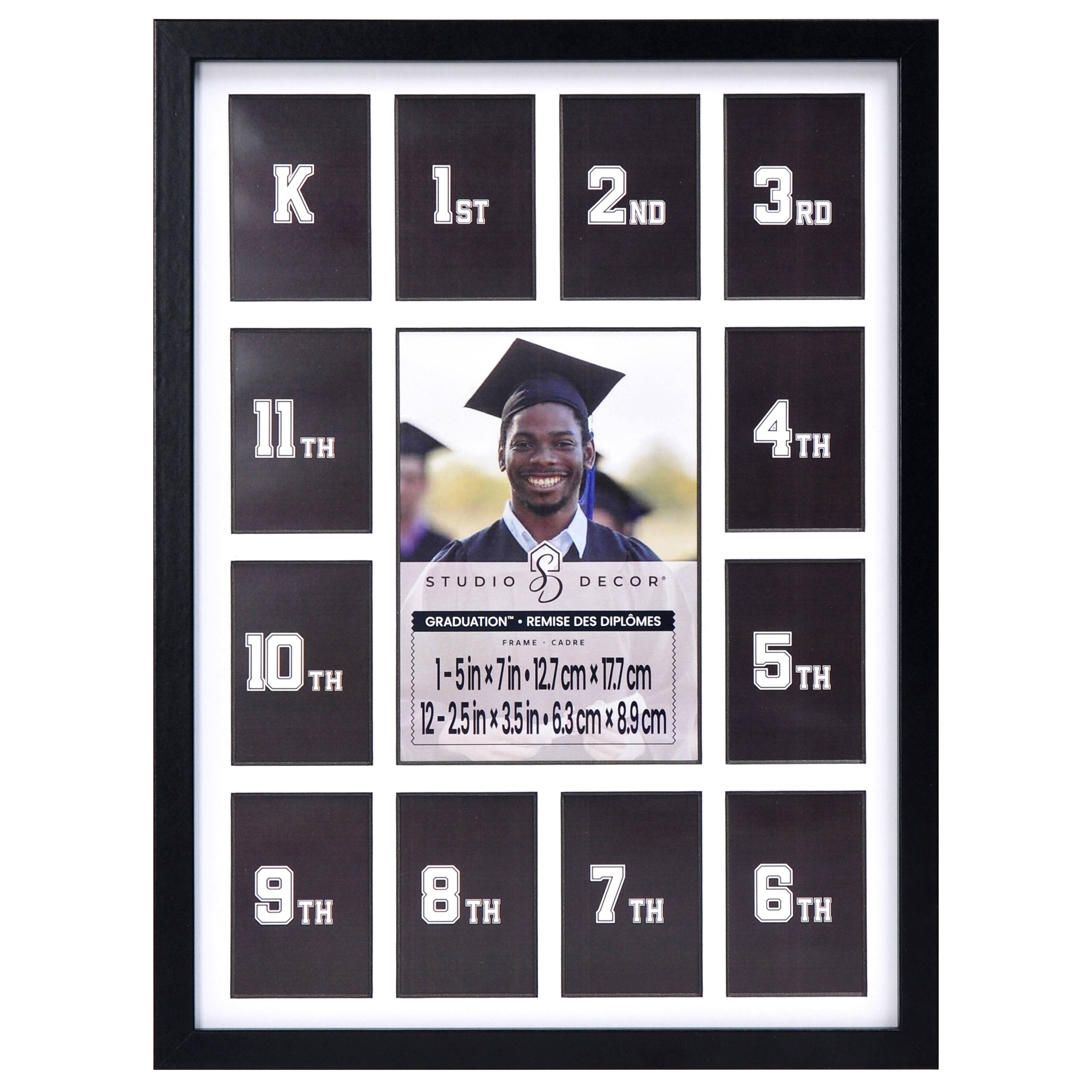 13 Opening Graduation™ 11" x 15" Black Grades Frame by Studio Décor®