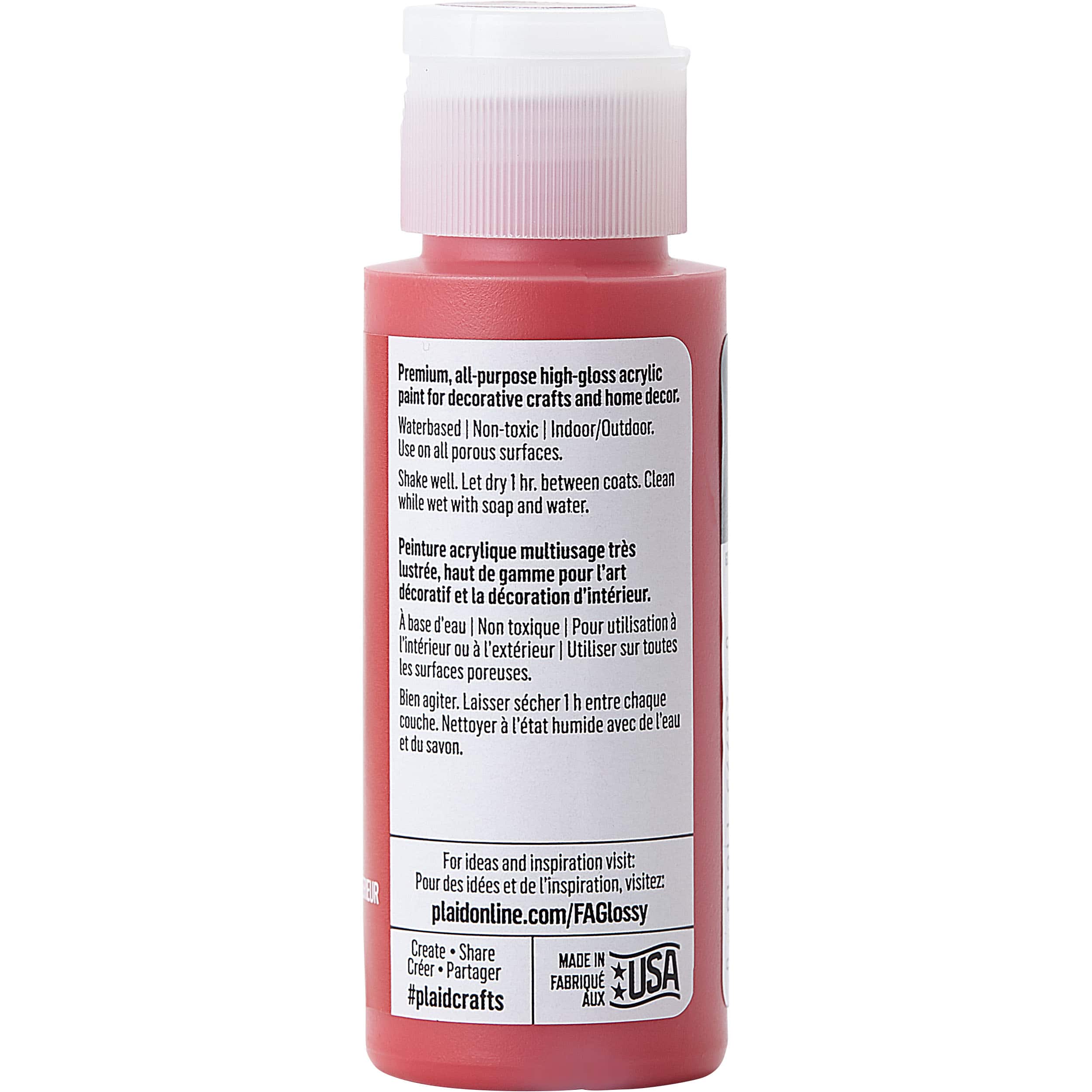 12 Pack: FolkArt® Glossy™ High-Gloss Acrylic Paint