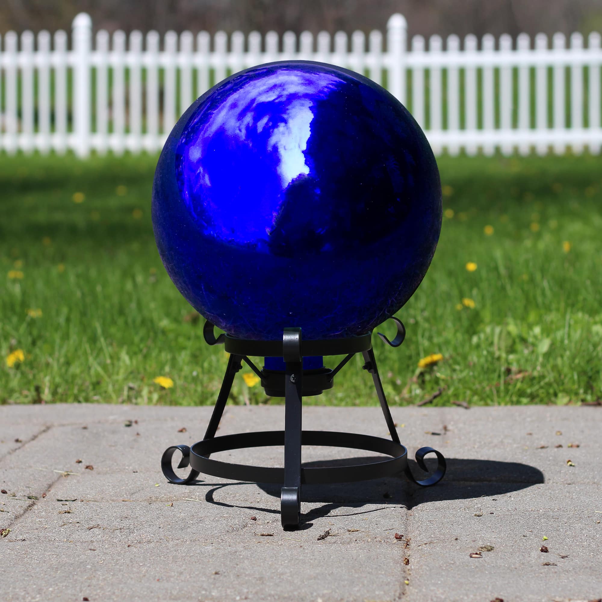 10&#x22; Mirrored Garden Gazing Ball