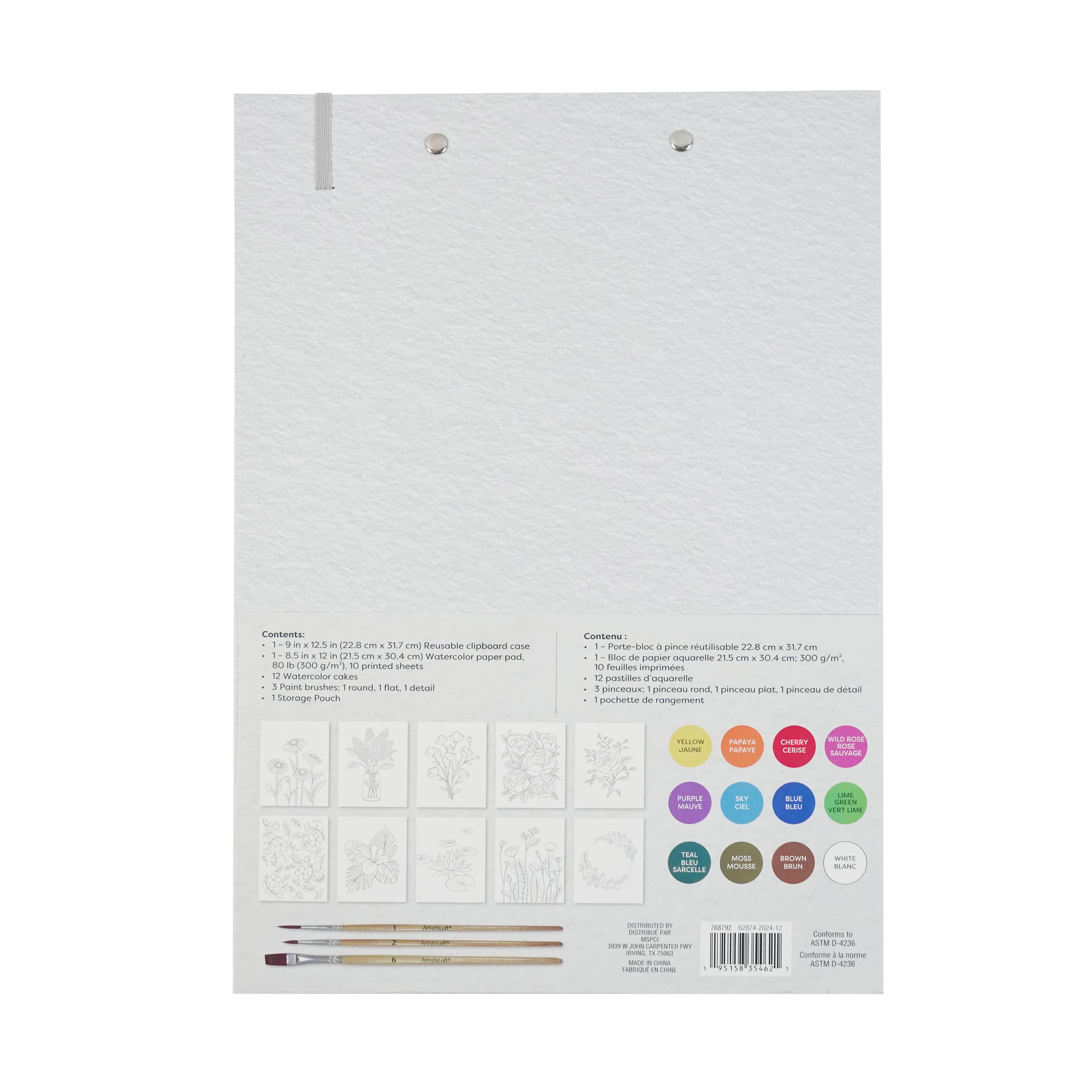 Floral Watercolor Painting Book by Artist&#x27;s Loft&#xAE;