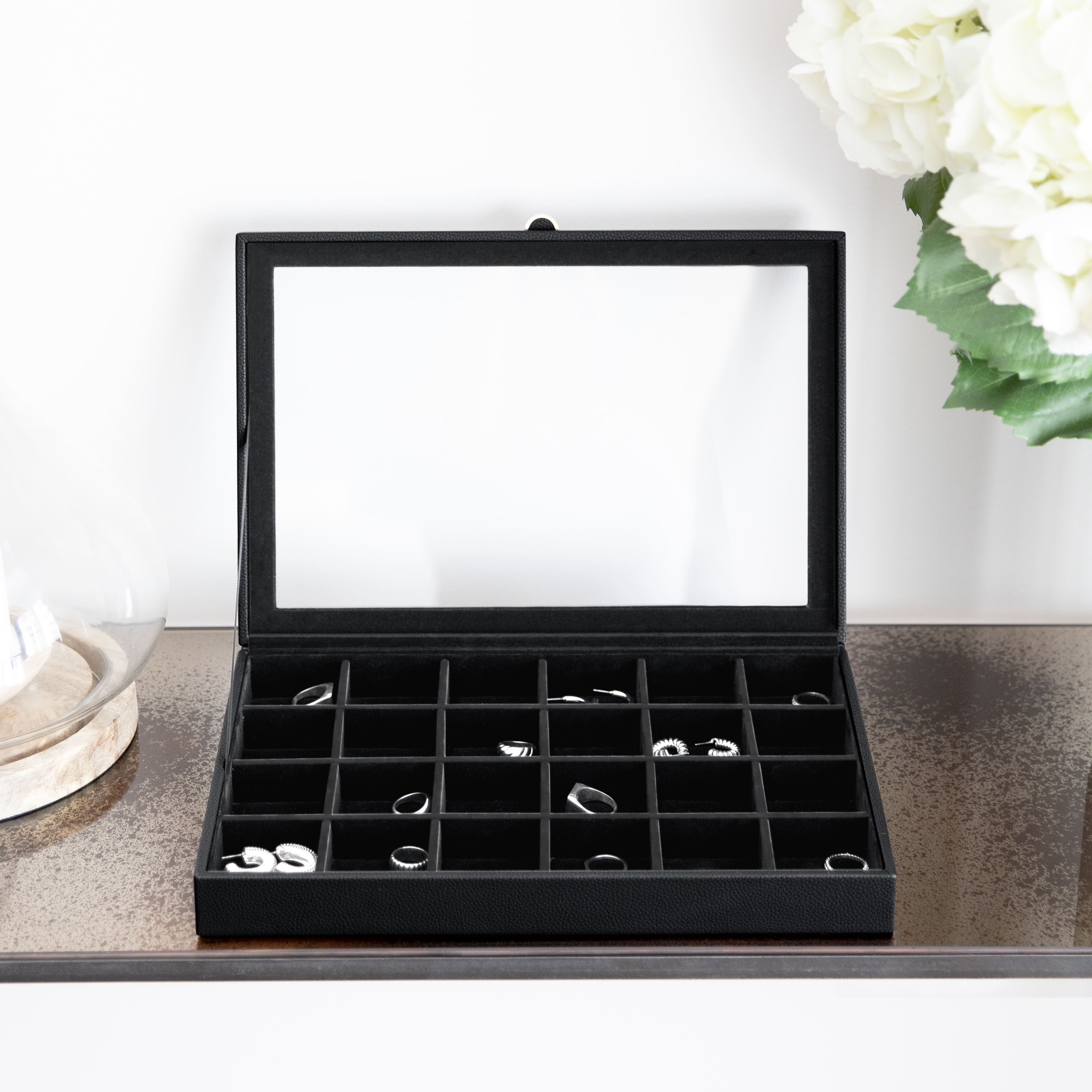 Lilarie & Co. Jewellery Box with Glass Lid