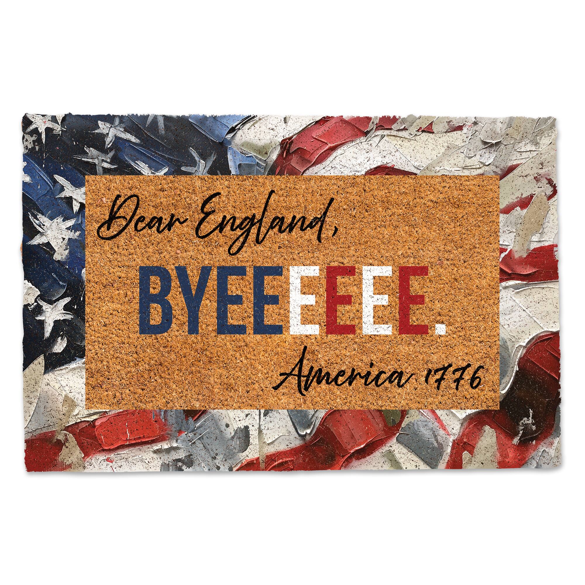 Dear England Byeeeeee Coir Door Mat
