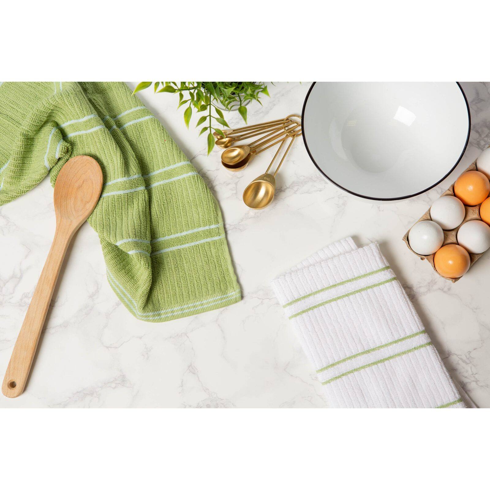 DII® Striped Ribbed Terry Dish Towels