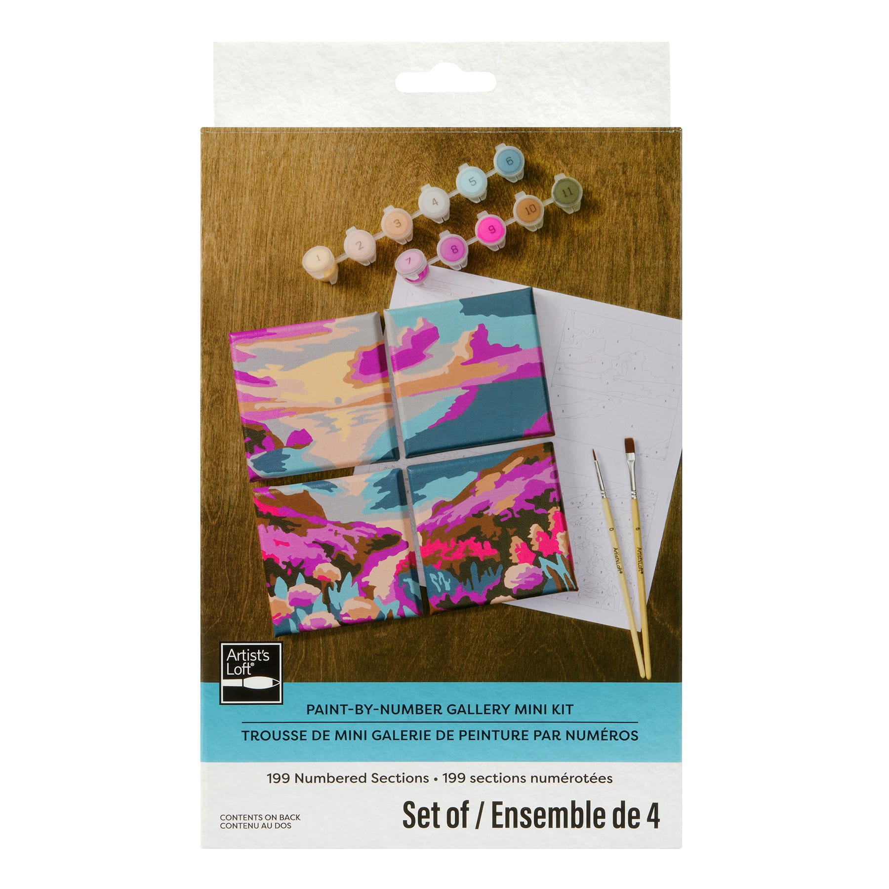 Beach Sunset Paint-by-Number Gallery Mini Kit by Artist's Loft®