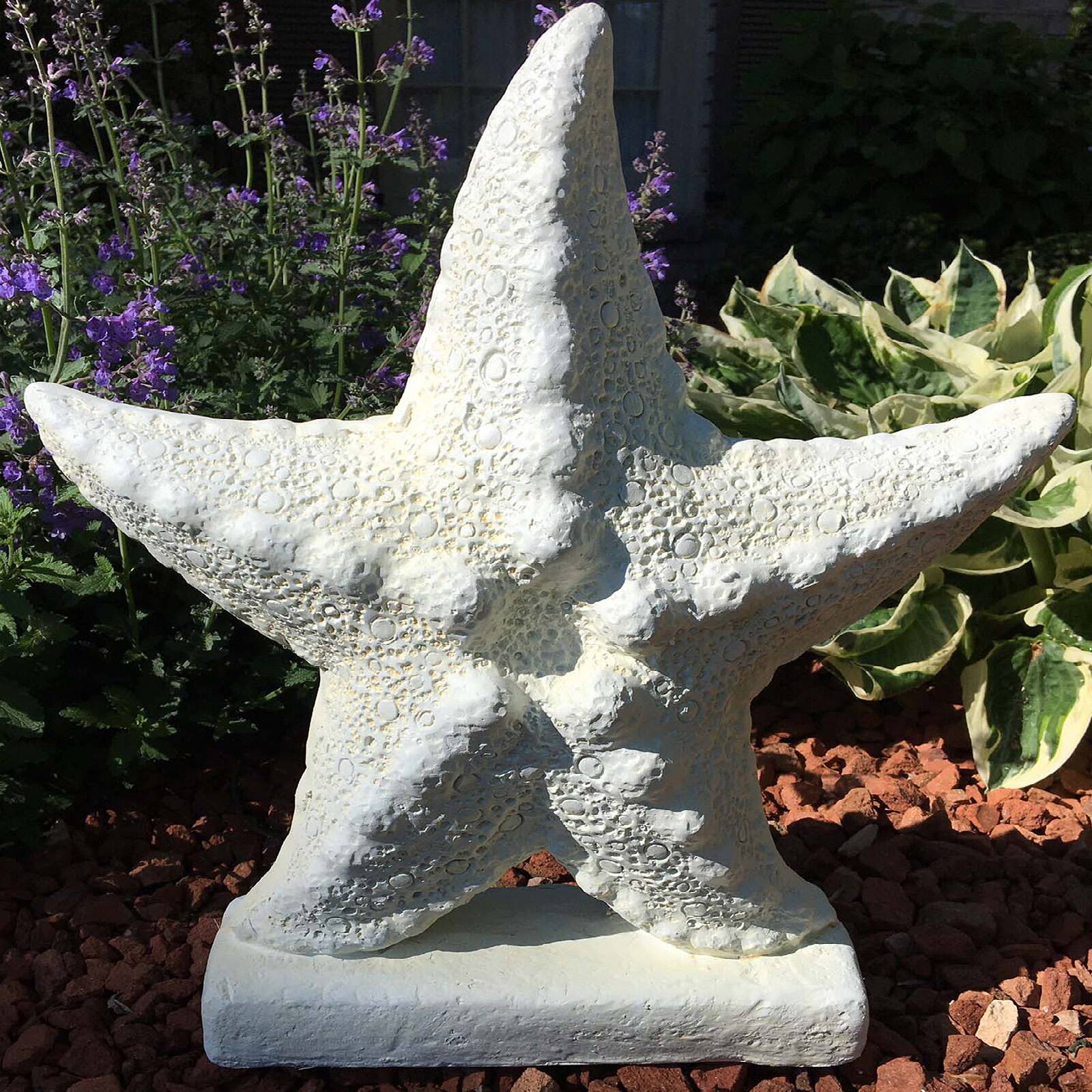 Santa&#x27;s Workshop 17&#x22; Antique White Starfish D&#xE9;cor