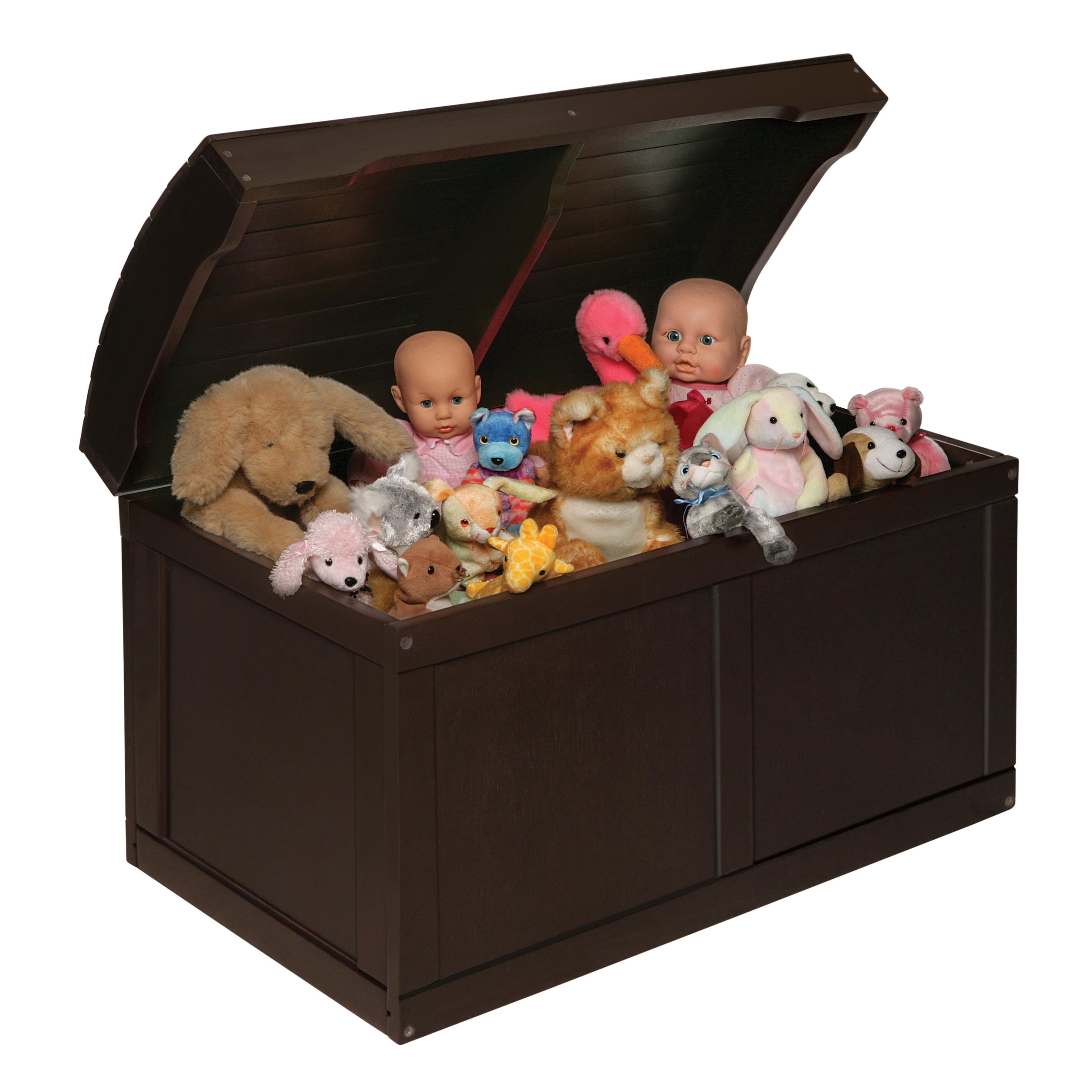 Badger Basket Hardwood Barrel Top Toy Chest