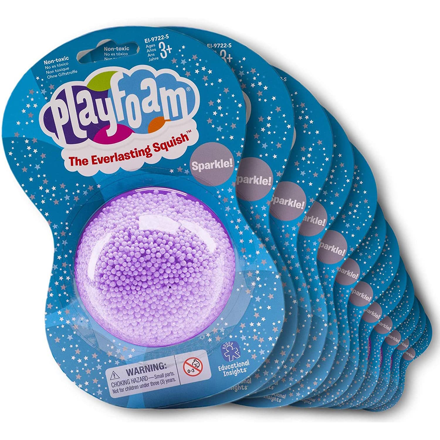 Educational Insights Jumbo Pod Sparkle Playfoam Set