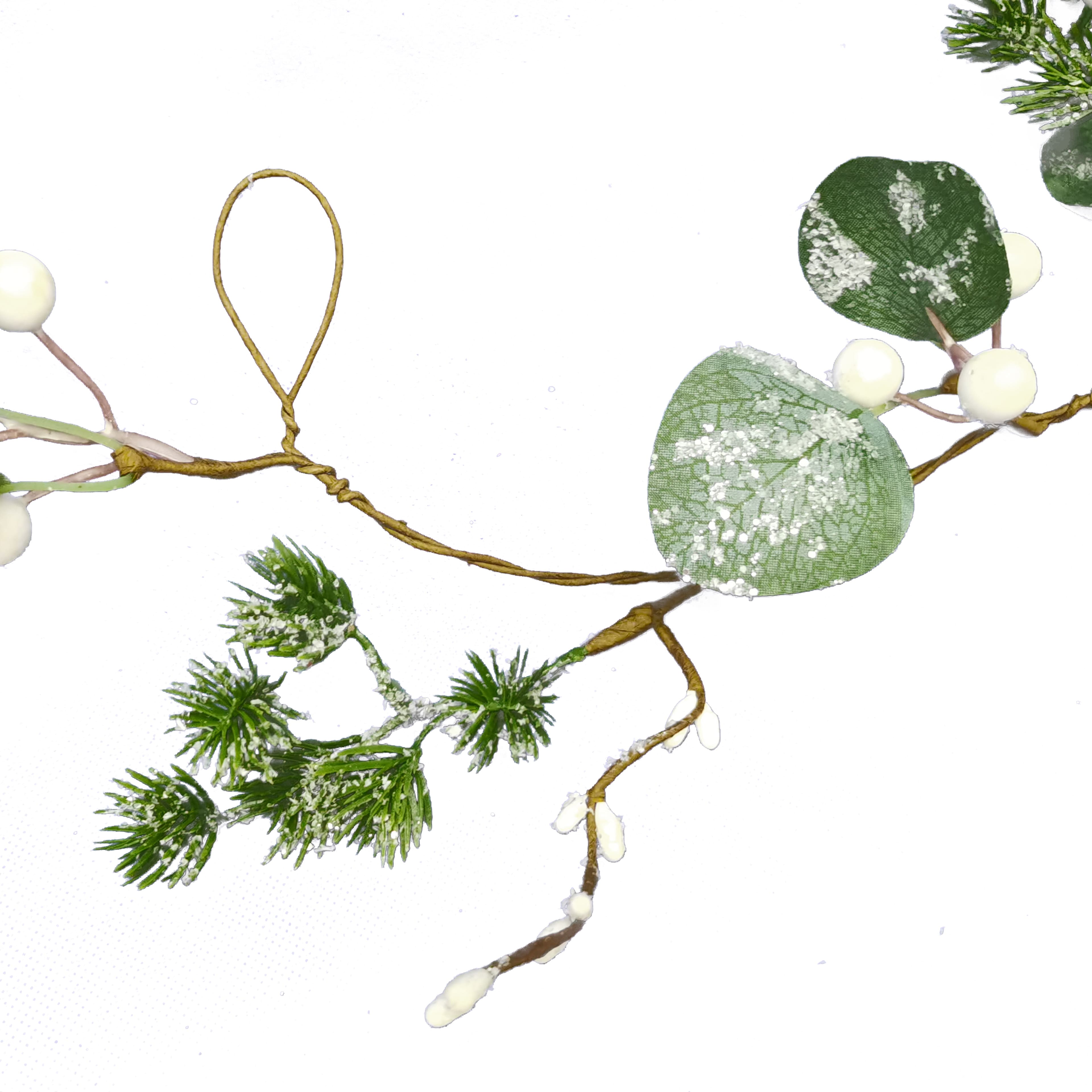 Hot Commodity White Berry Garland (180cm x 10cm x 5cm) Online Store At