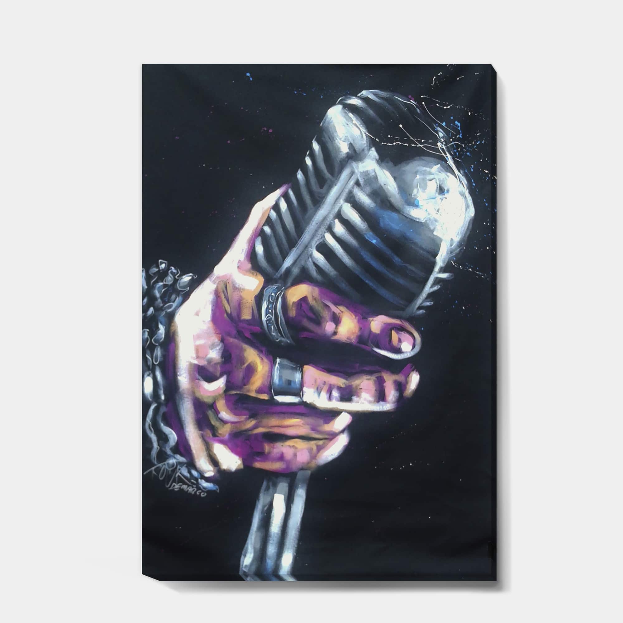 Designart - Vintage Music - Modern & Contemporary Canvas Wall Art