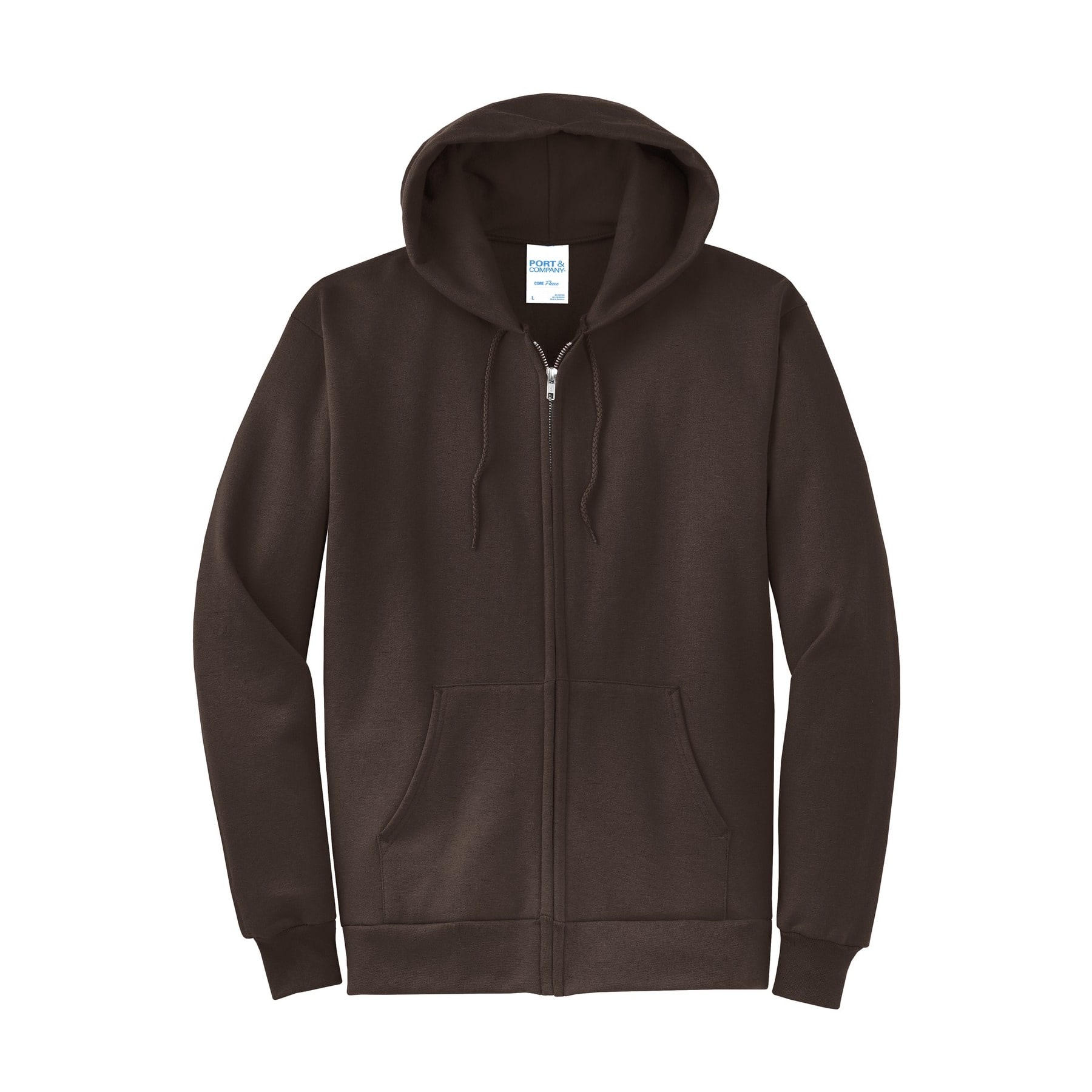 Port & Company® Core Fleece Full-Zip Hooded Sweatshirt