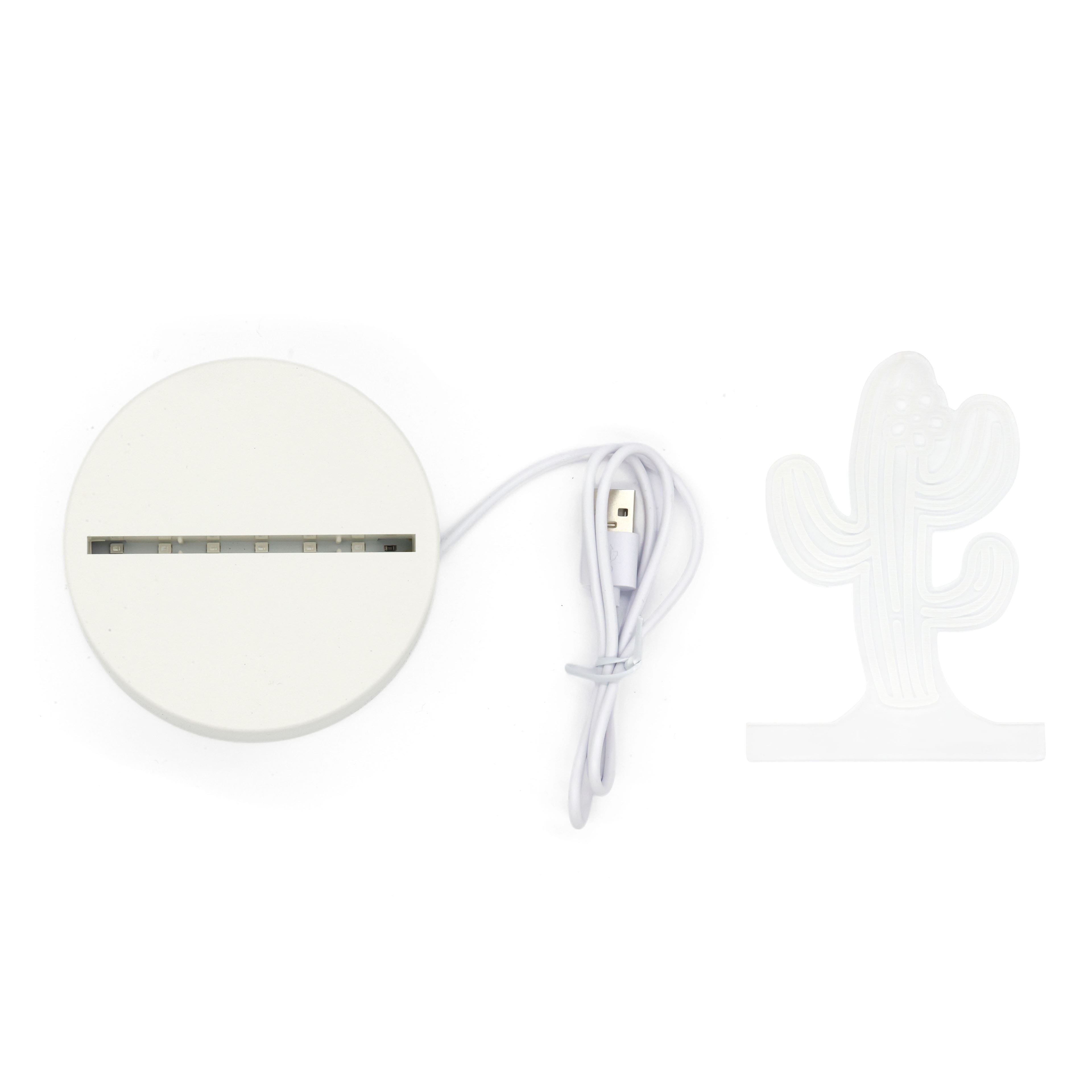 Assorted Western Icon Acrylic USB Light, 1pc. by Fab Finds