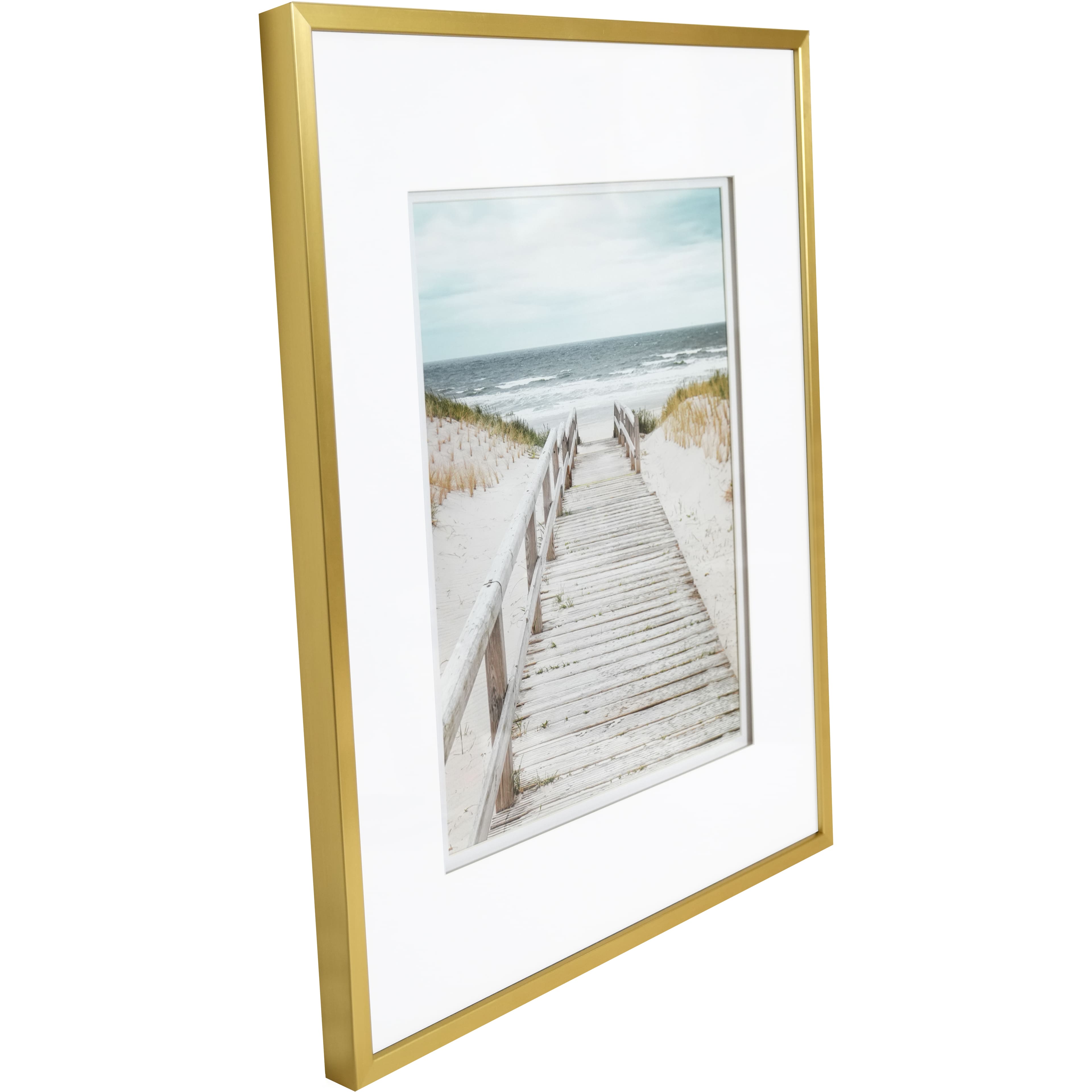 Gallery&#x2122; Gold Frame with Mat by Studio D&#xE9;cor&#xAE;