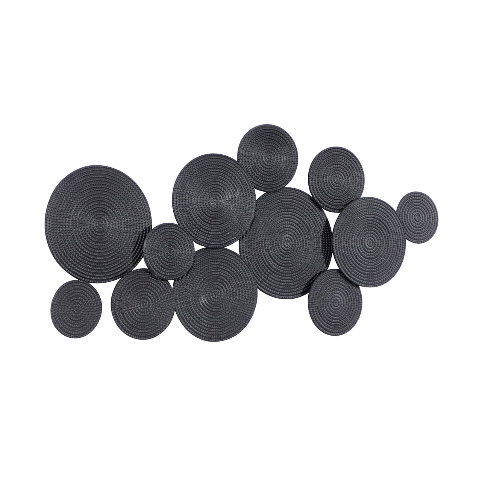 CosmoLiving by Cosmopolitan Black Metal Contemporary Wall D&#xE9;cor