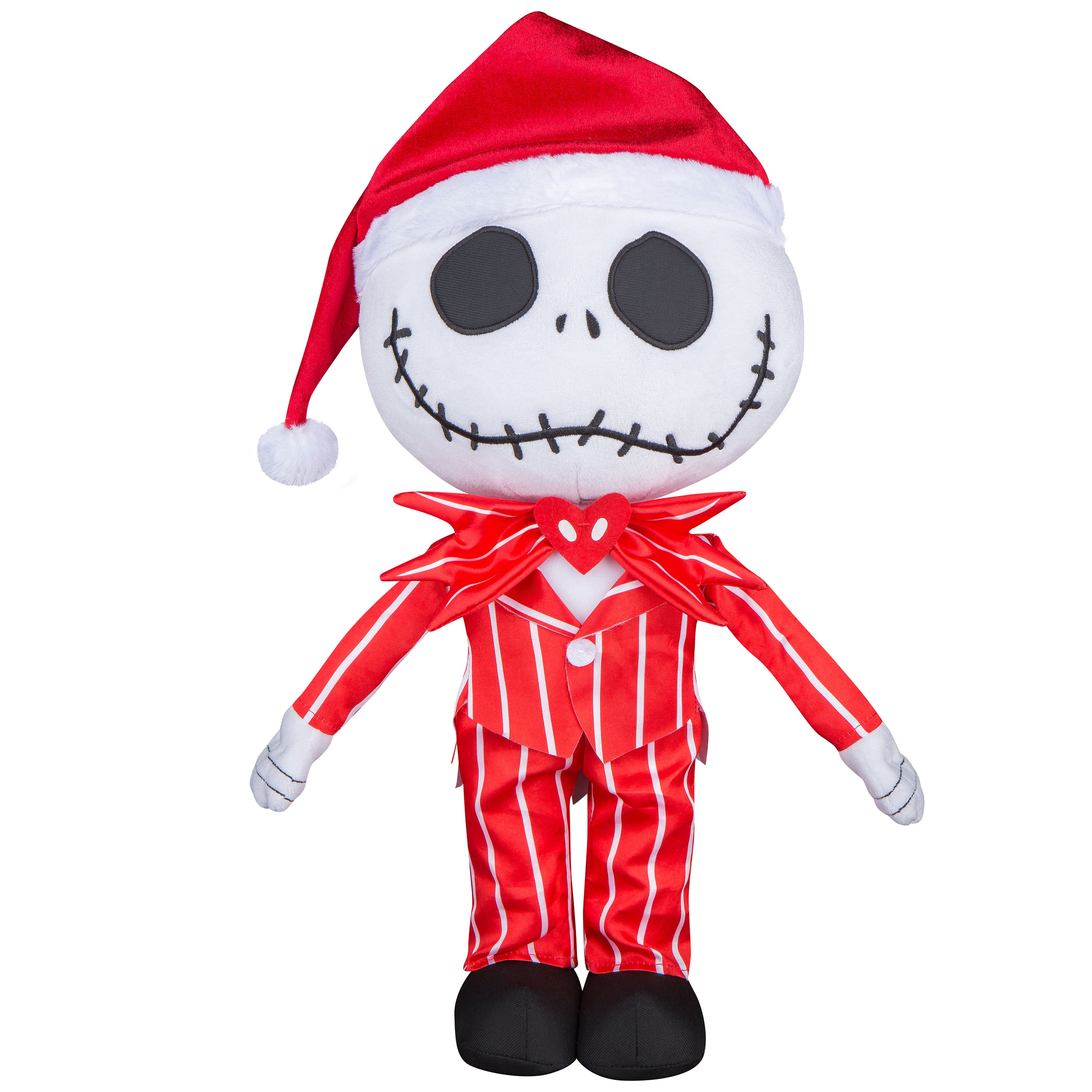 18.5" Disney® Big Head Jack Skellington in Red Outfit Holiday Greeter