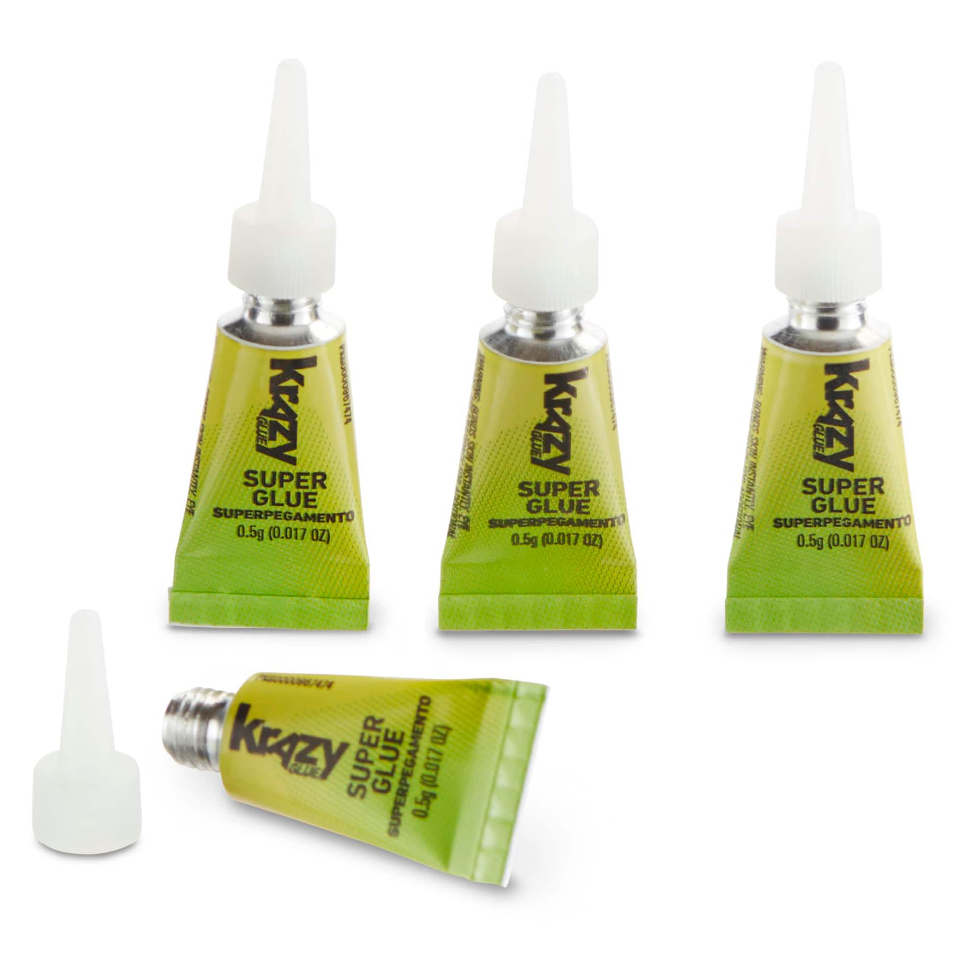 12 Packs: 4 Ct. (48 Total) Krazy Glue All Purpose Super Glue Singles, Size: 0.018, Clear