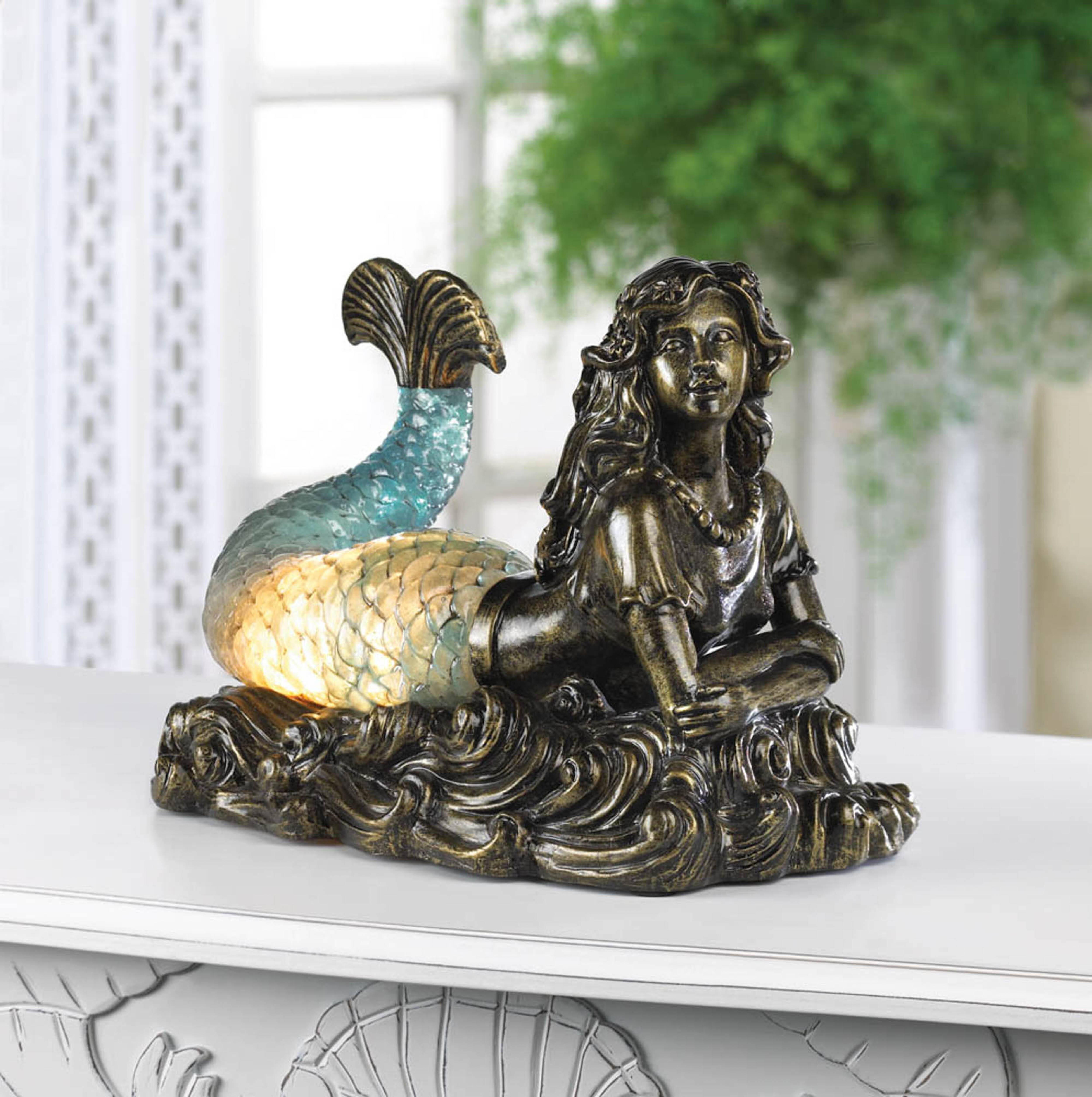11.75" Mermaid Lamp