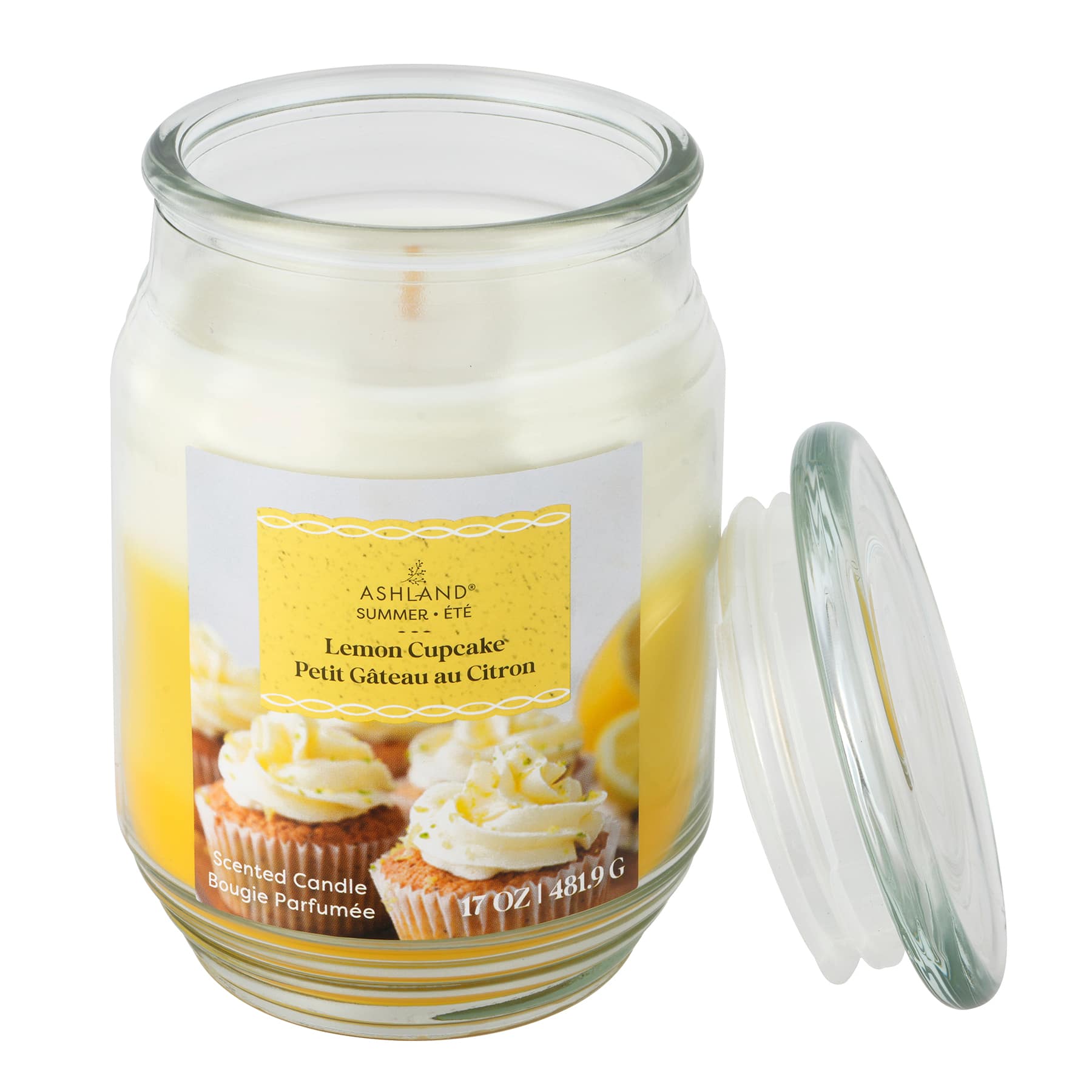 17oz. Lemon Cupcake Scented Candle by Ashland&#xAE;