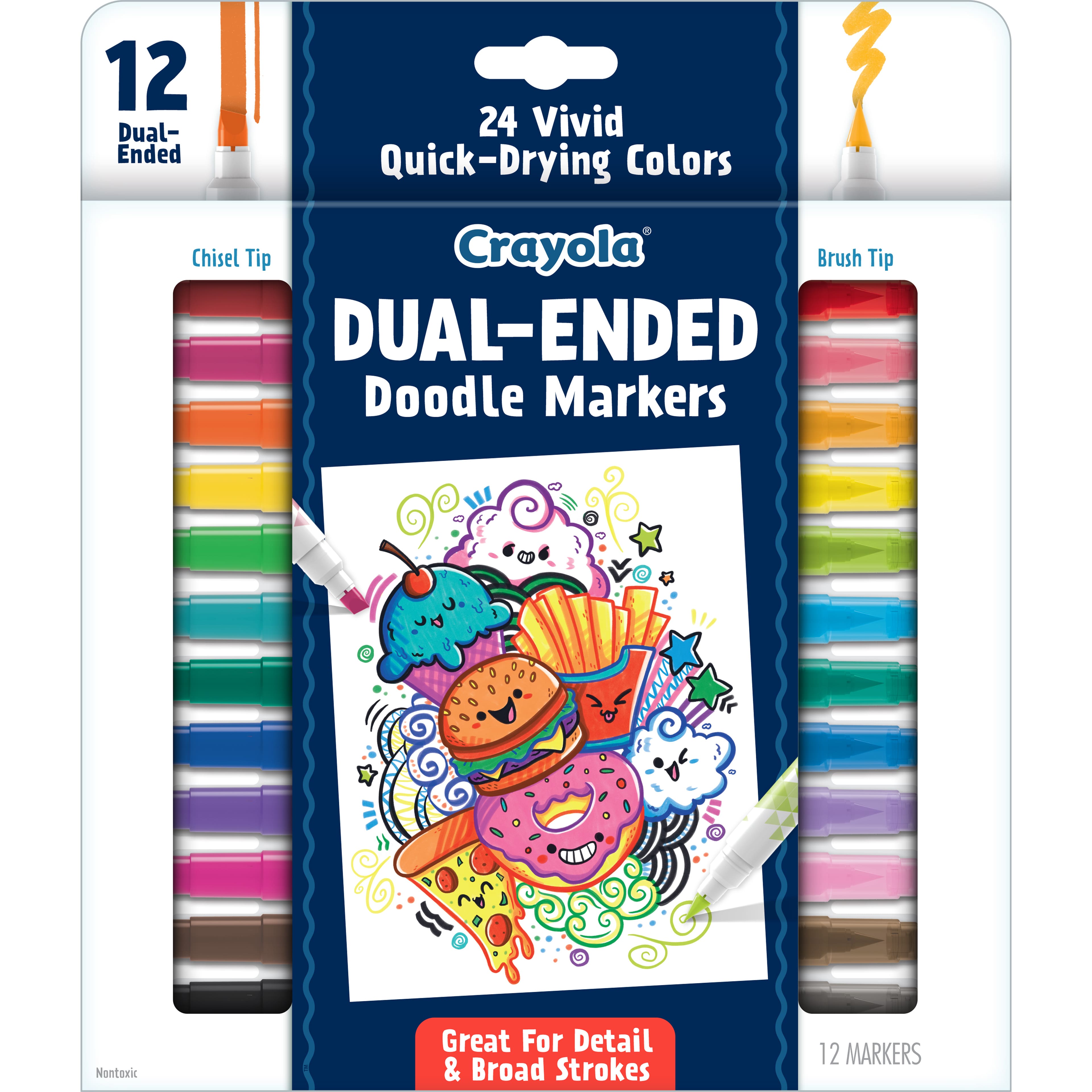 Crayola&#xAE; Dual-Ended Doodle Markers, 12ct.