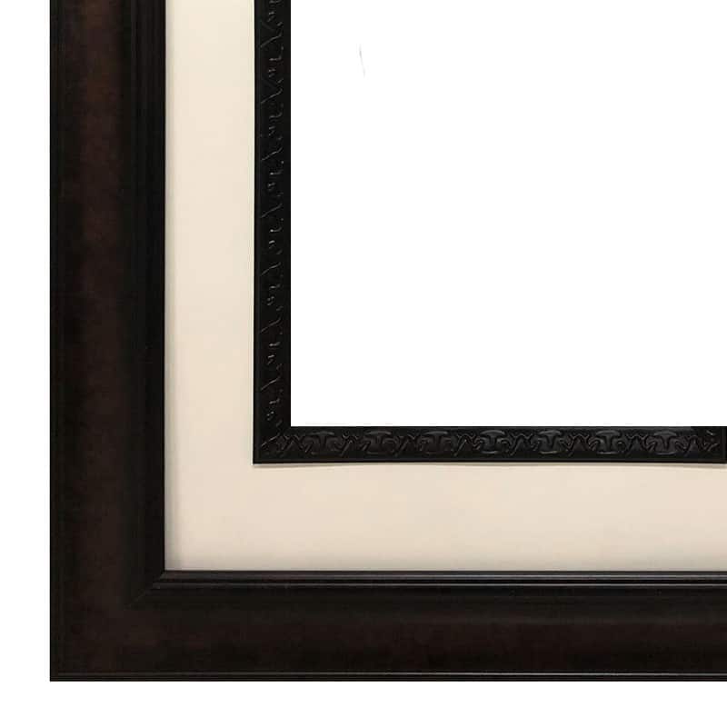 Home Collection Bronze Scoop Frame With Mat By Studio D&#xE9;cor&#xAE;