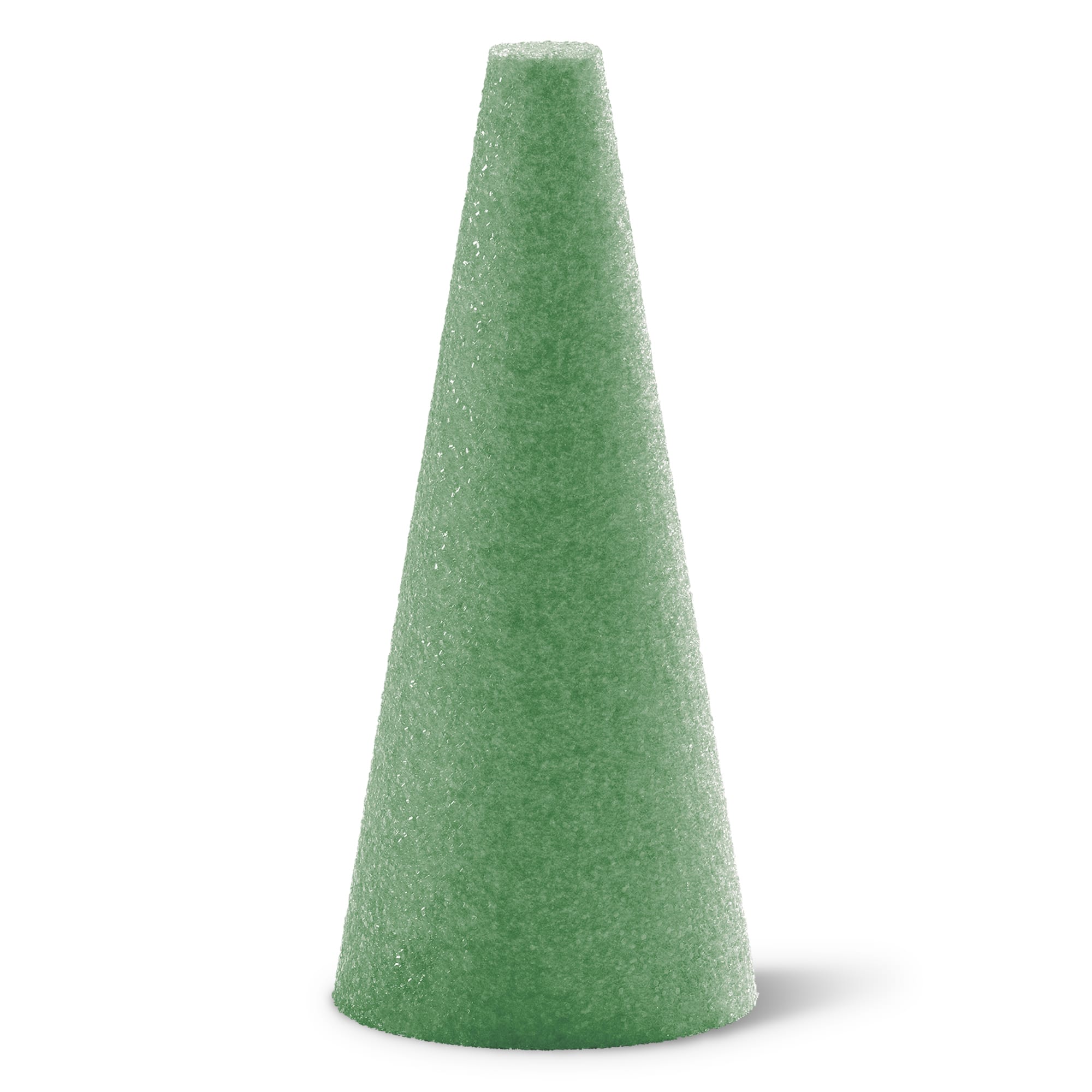 FloraCraft Styrofoam Cone 4.8 Inch x 11.8 Inch Green 