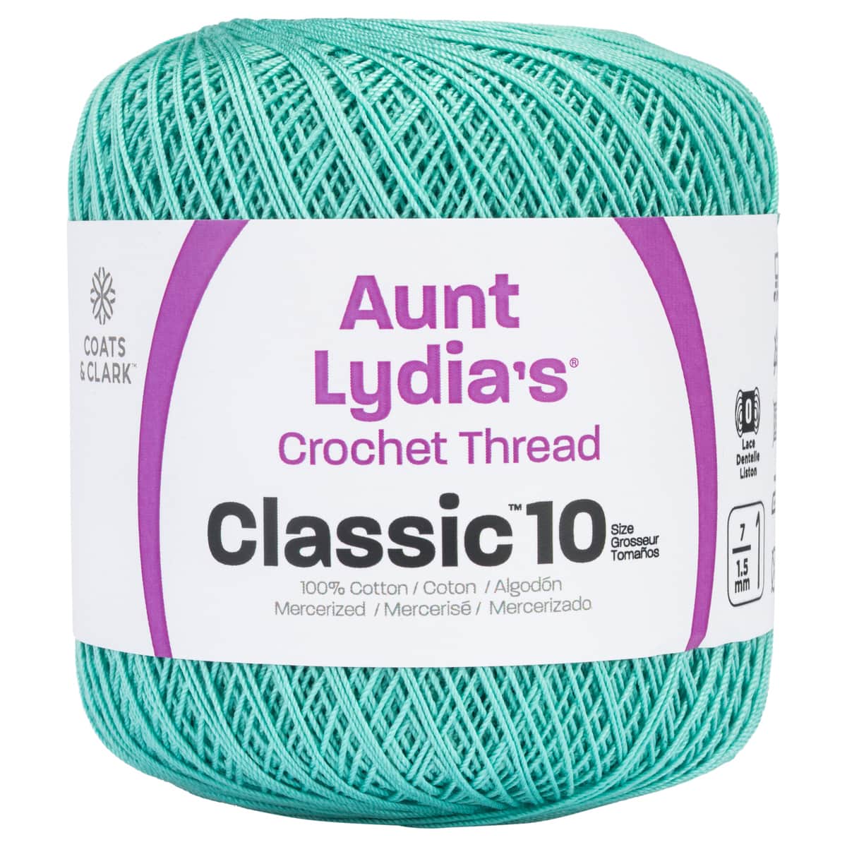 15 Pack: Aunt Lydia&#x27;s&#xAE; Classic Cotton Crochet Thread