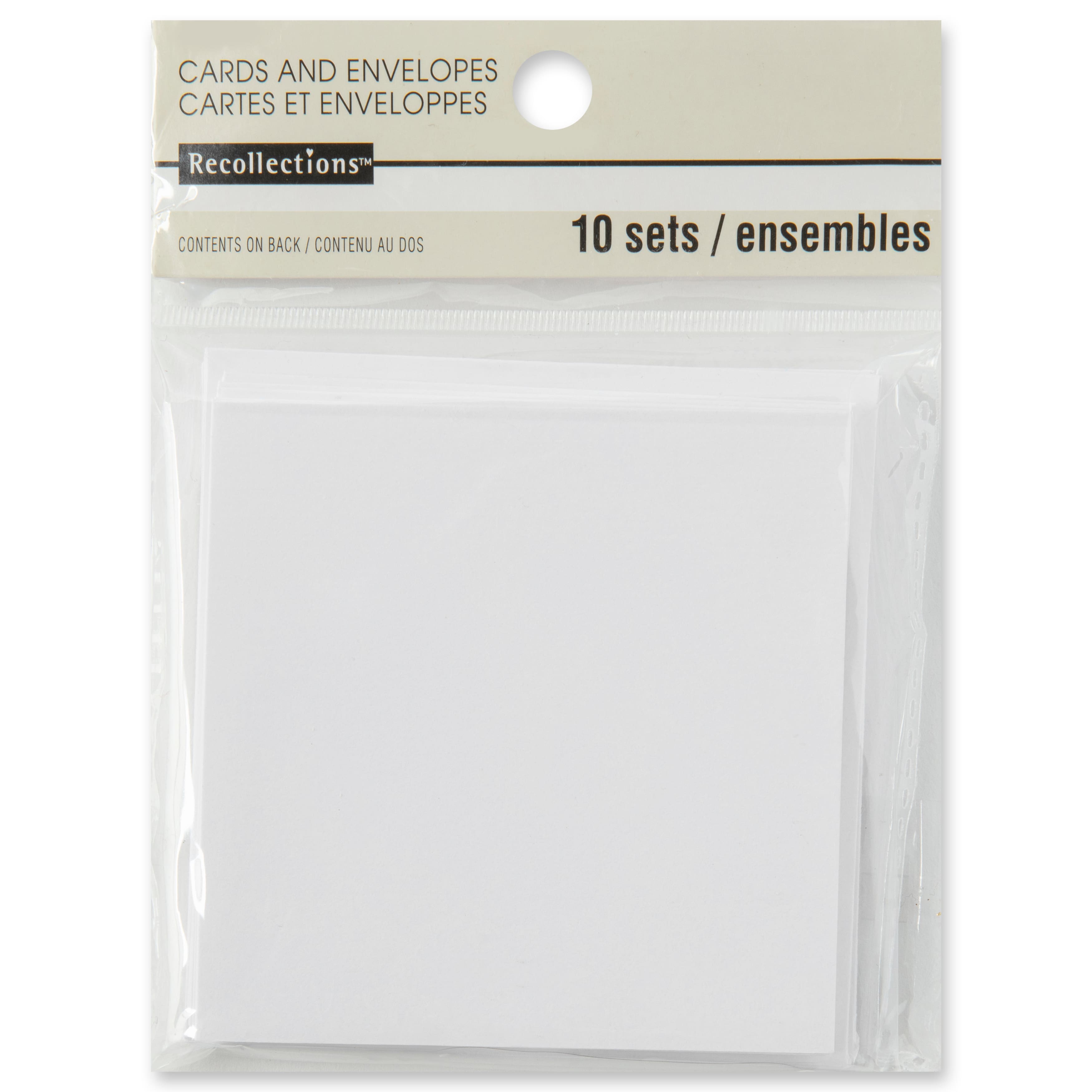 3&#x22; x 3&#x22; Card &#x26; Envelope 10 Pack by Recollections&#x2122;