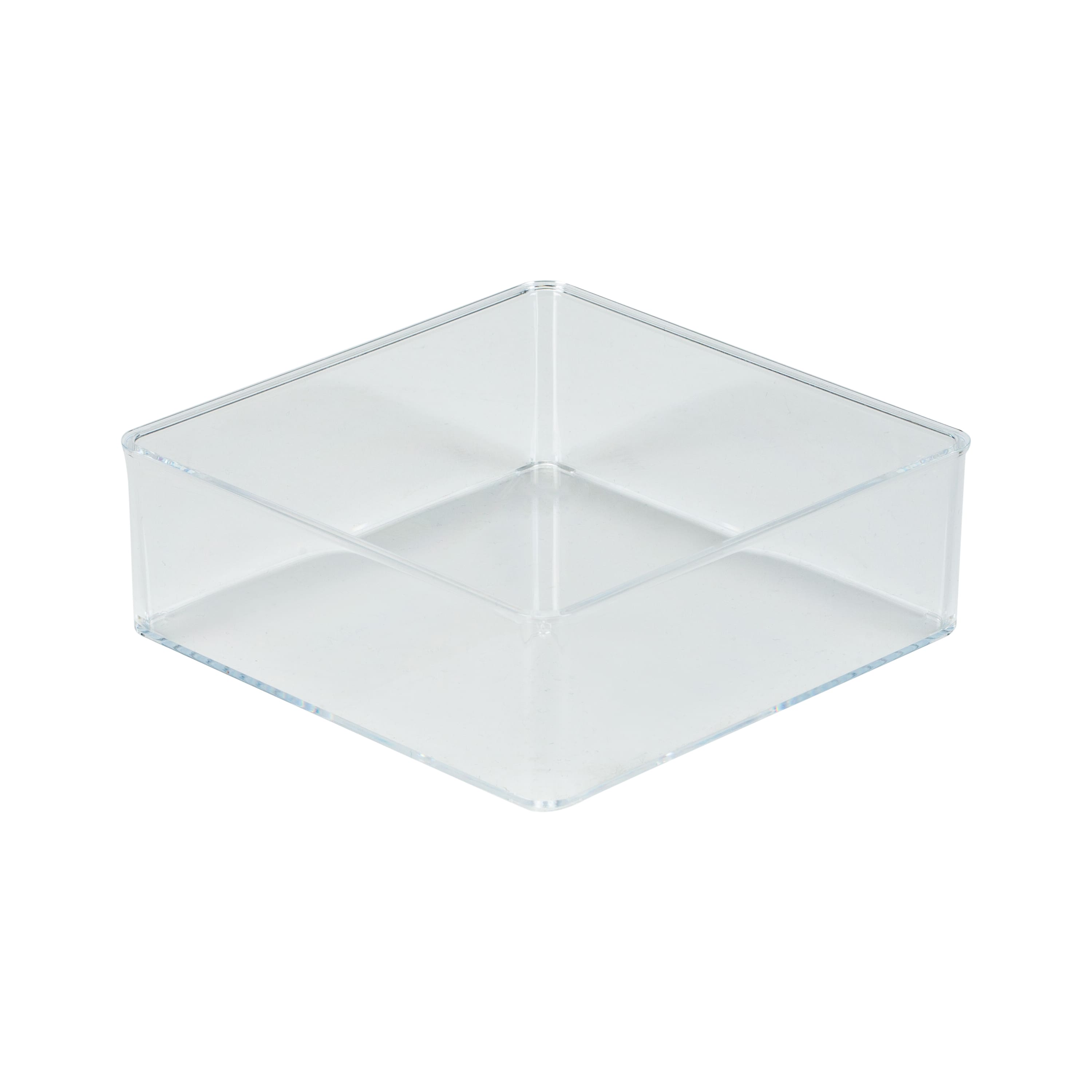 Simplify Large Square Clear Drawer Organizer