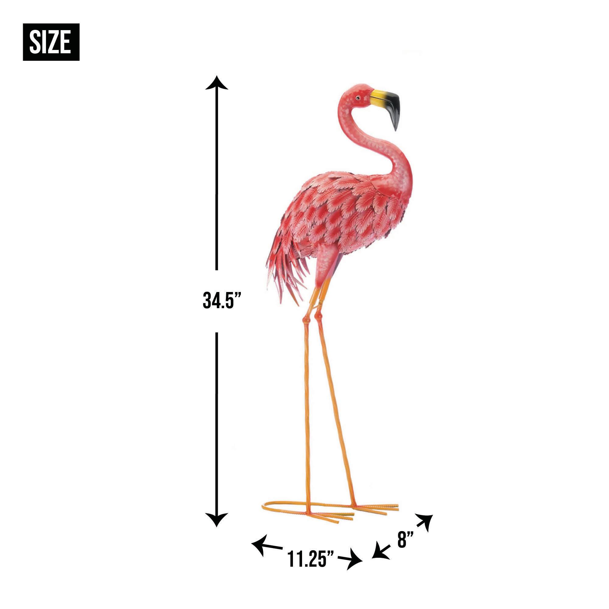 34.5&#x22; Bright Standing Flamingo