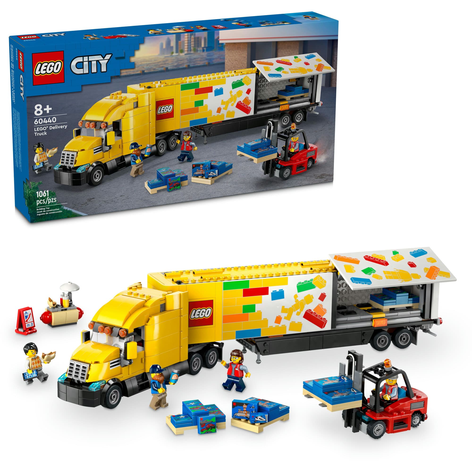 LEGO&#xAE; City Yellow Delivery Truck Toy 60440