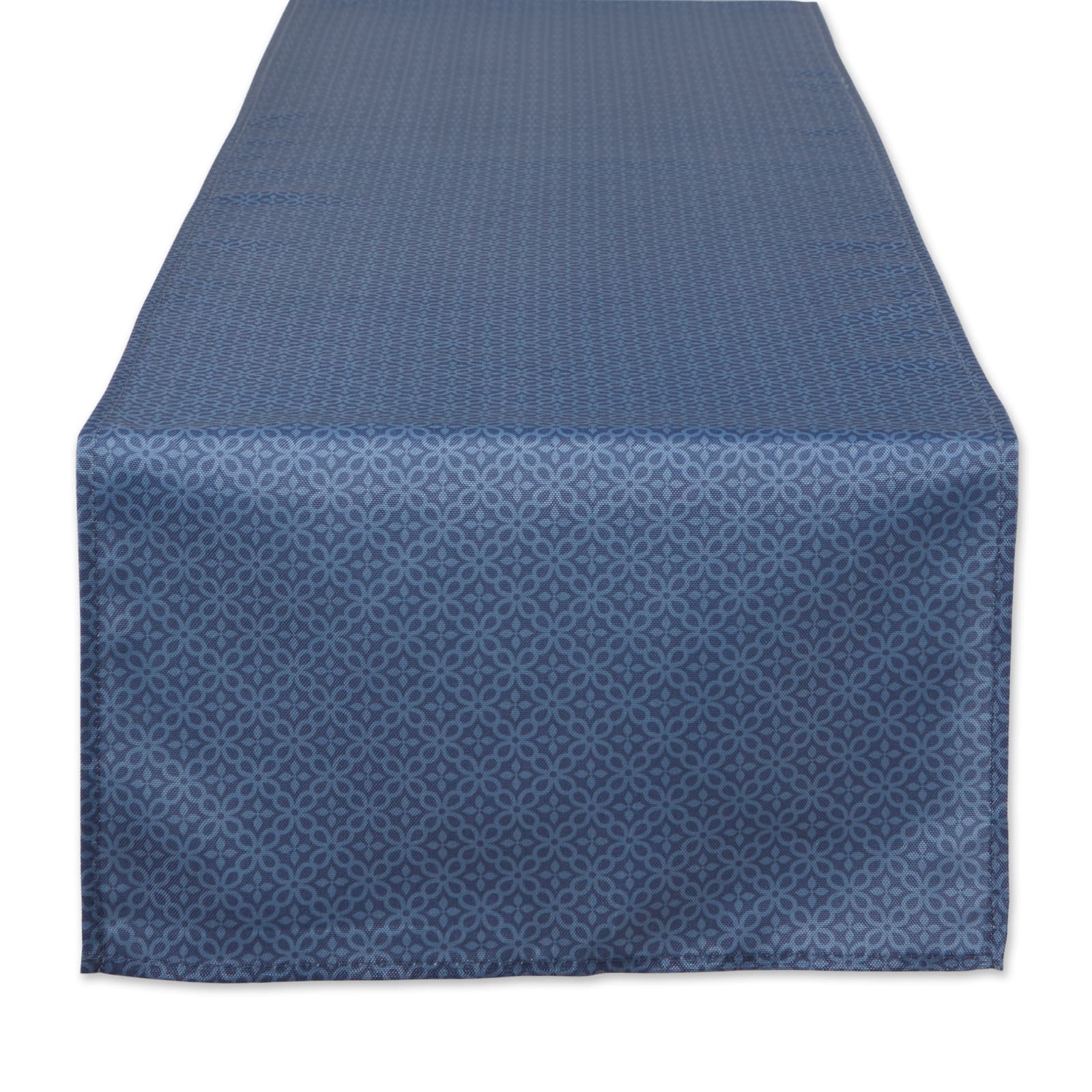 DII® 72" Tonal Lattice Print Outdoor Table Runner