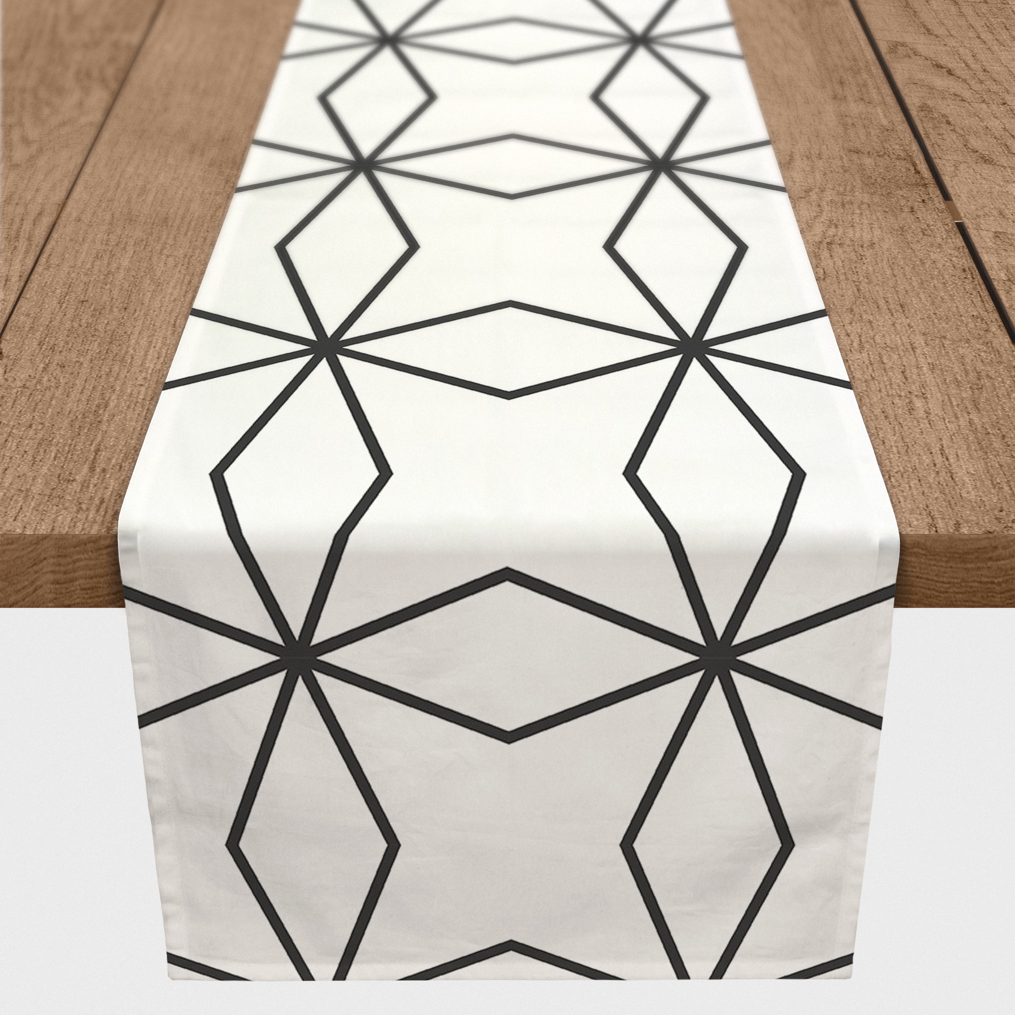 Crossed Lines Indoor/Outdoor Table Runner