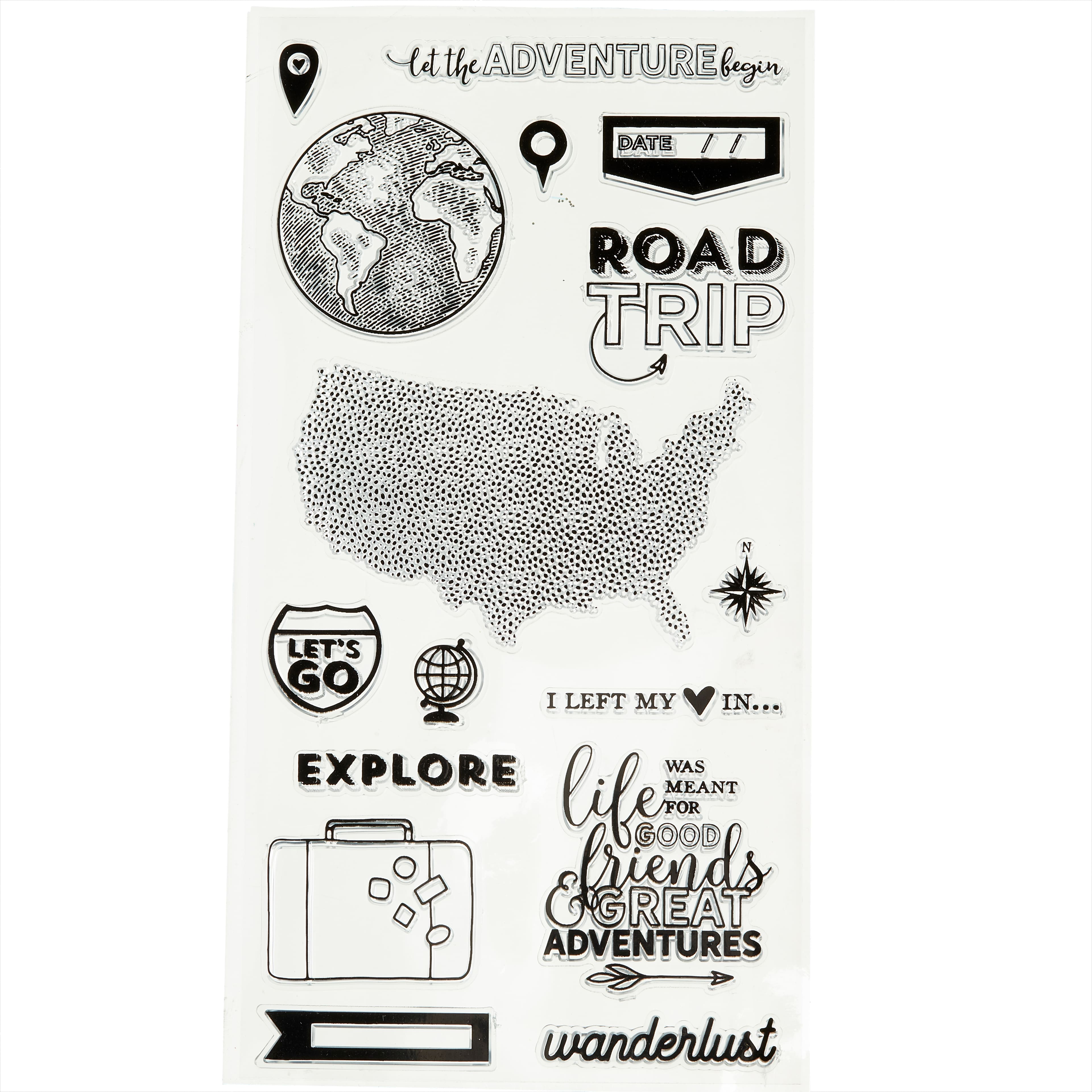 Road Trip Clear Stamp Set by Recollections&#x2122;