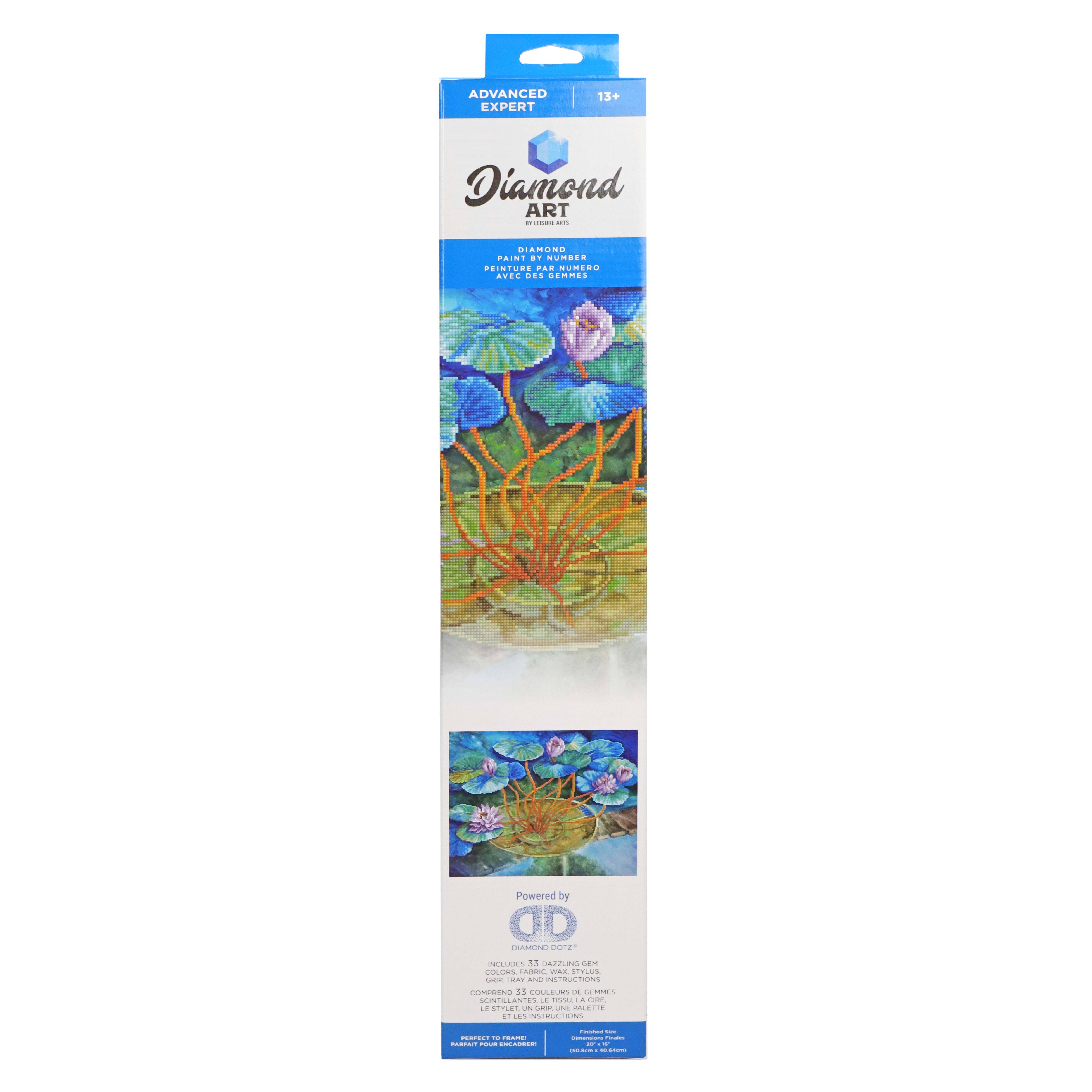 Diamond Art Kit 16x20 Advanced Water Lilies, 1 - Foods Co.