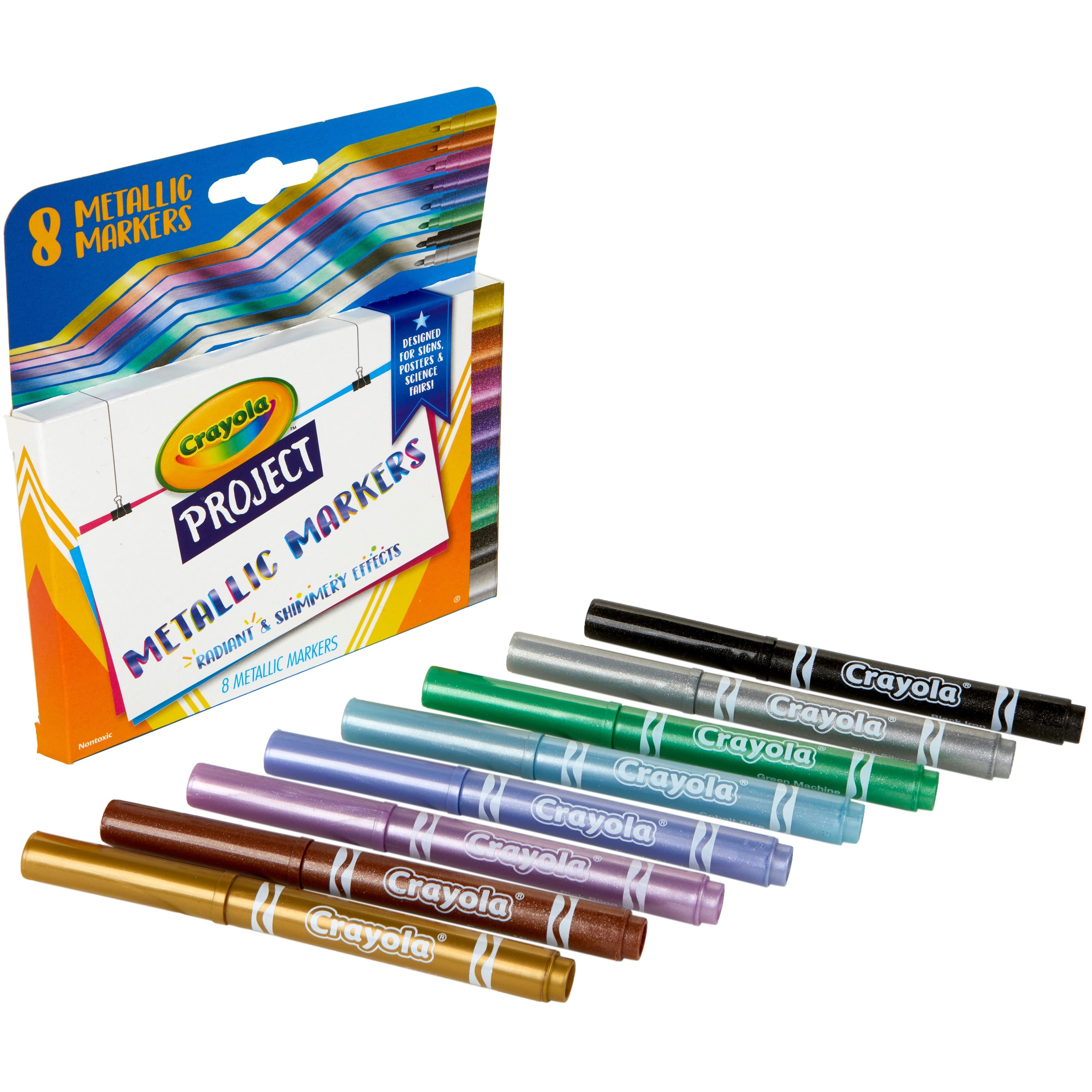 Find the Crayola® Metallic Markers at Michaels