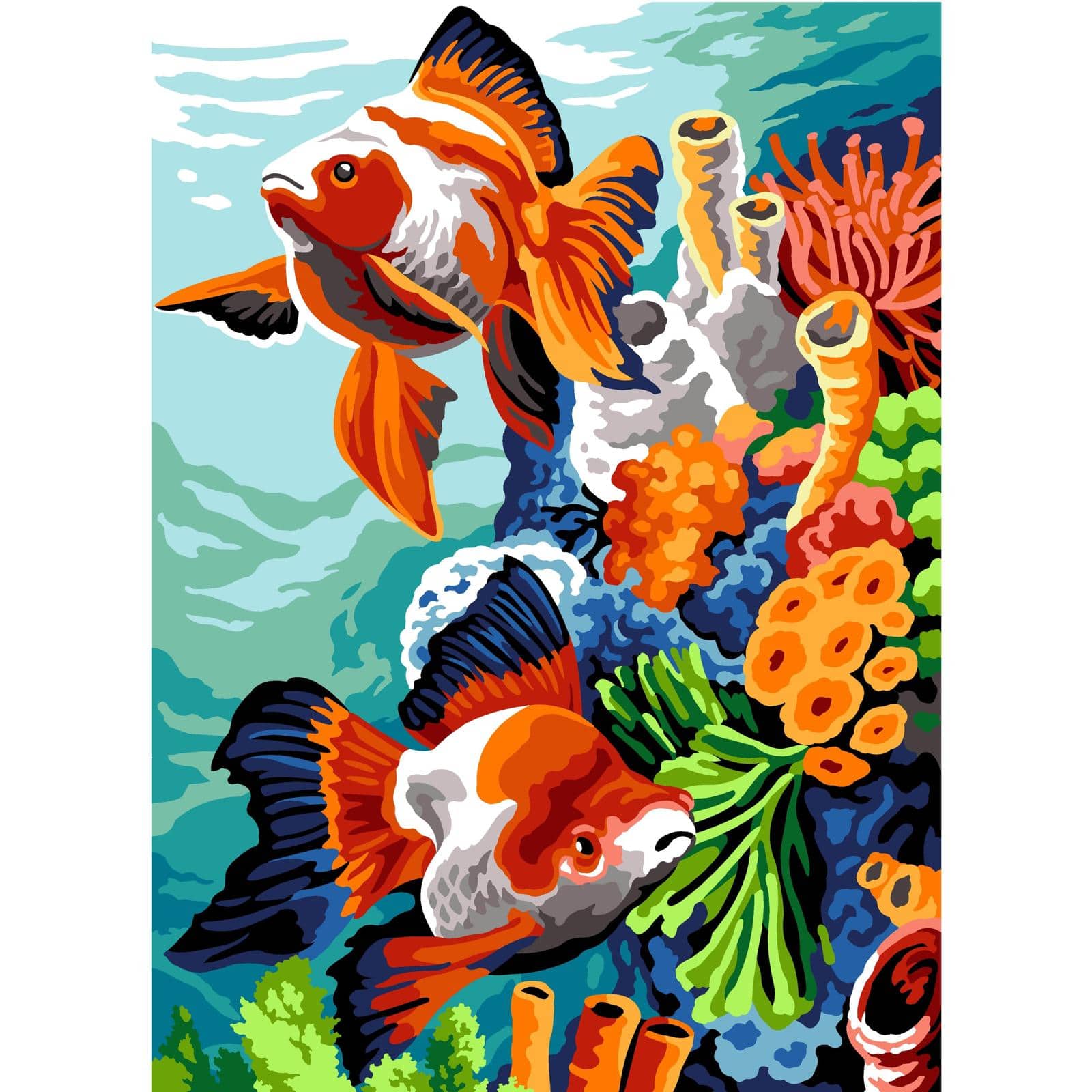 Gobelin Seabed Printed Tapestry Needlepoint Canvas